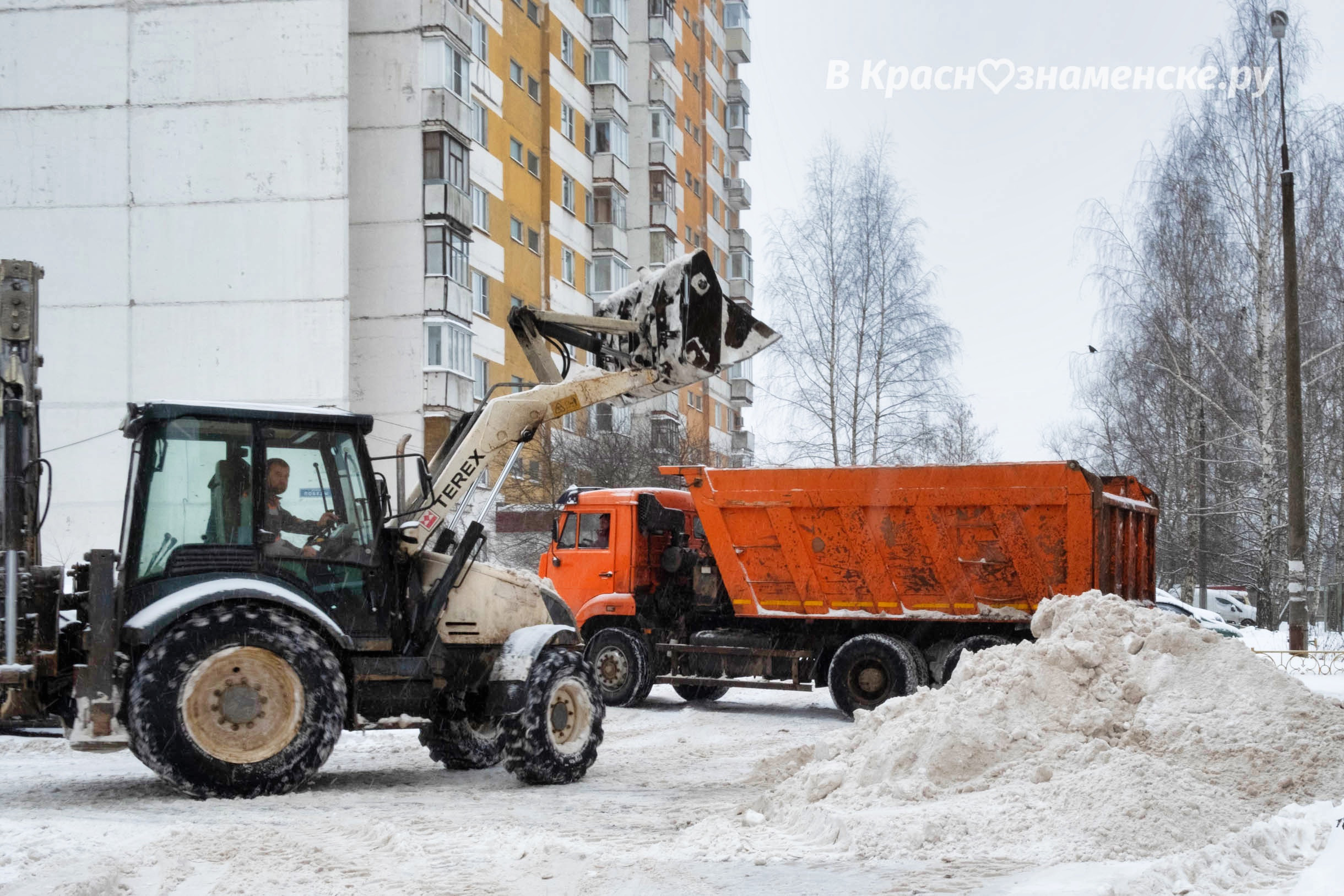 Оцените качество уборки снега в праздничные дни по 5-ой шкал