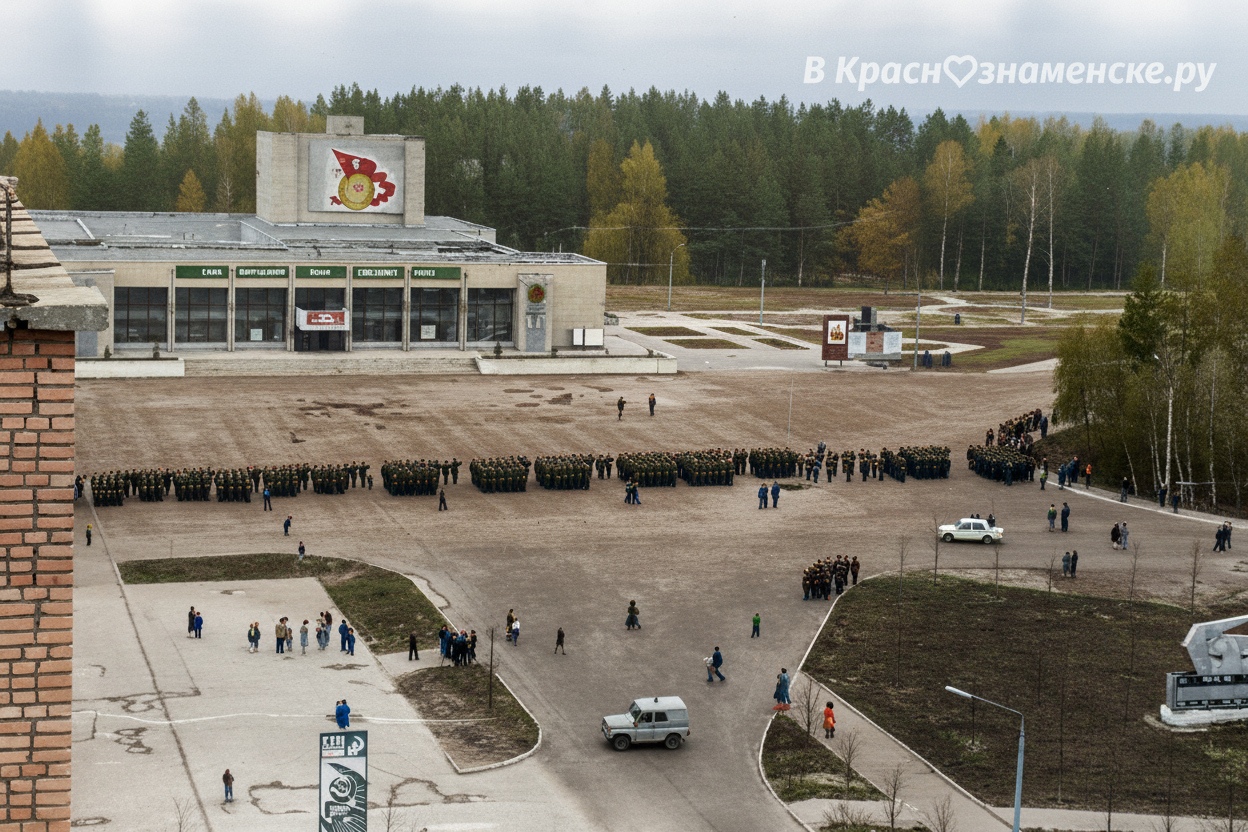 На месте ТРЦ Звёздный был милый сквер ????  *Краснознаменск в д