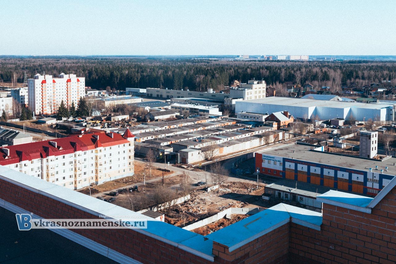 Фотографии с крыши на ул. Строителей г. Краснознаменск #Краснознаменск