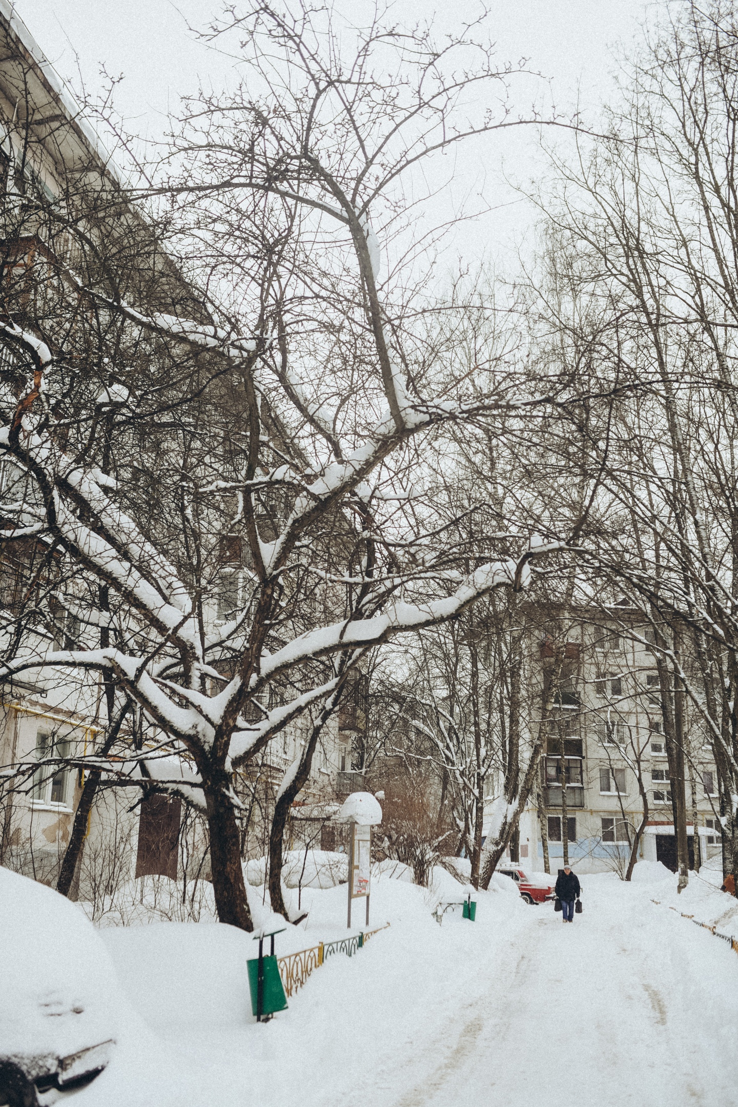 Доброе утро, заснеженный город! Утром -16°... -15°, Небольшо