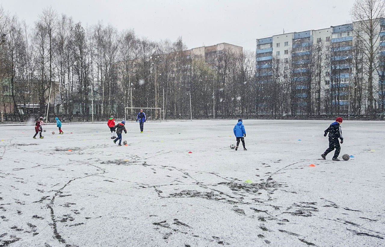 Доброе утро Краснознаменск ???? Утром −4°…+1°, Небольшой снег,