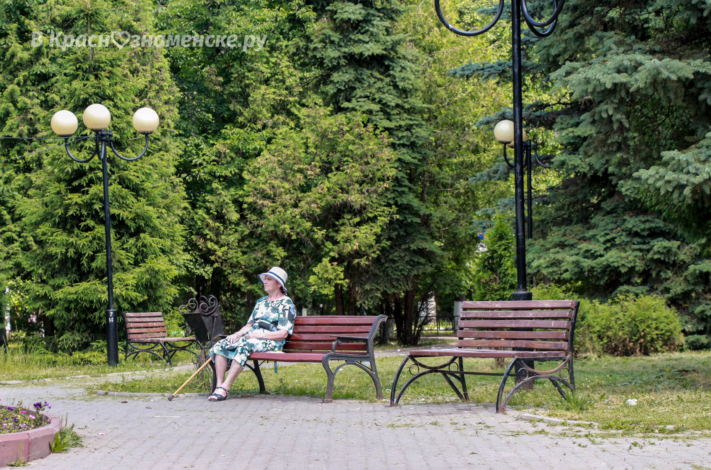 Новые ли лавочки в сквере Титова? — Краснознаменск