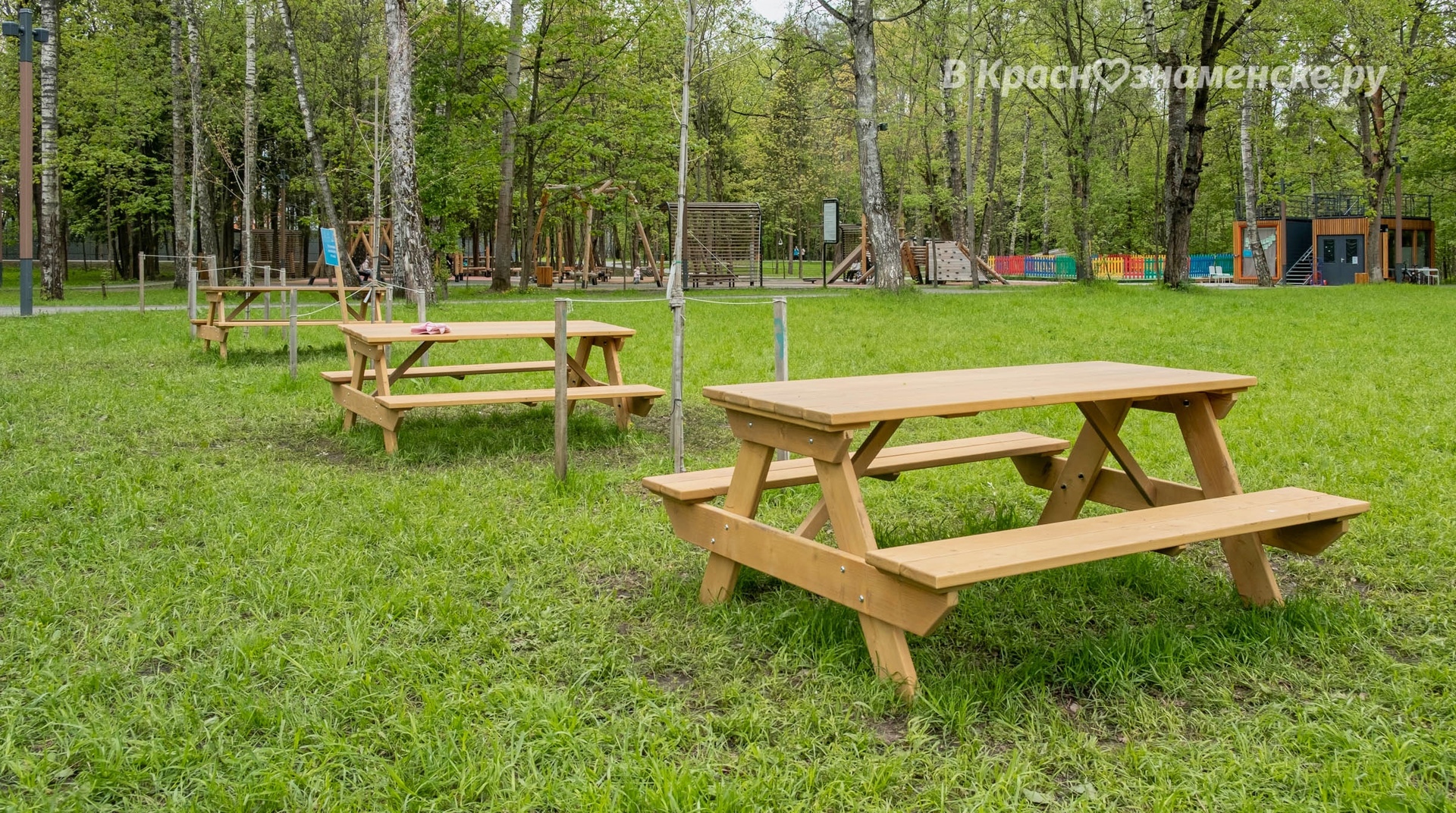 В парке «Беличий» появился вот такой семейный уголок — Краснознаменск