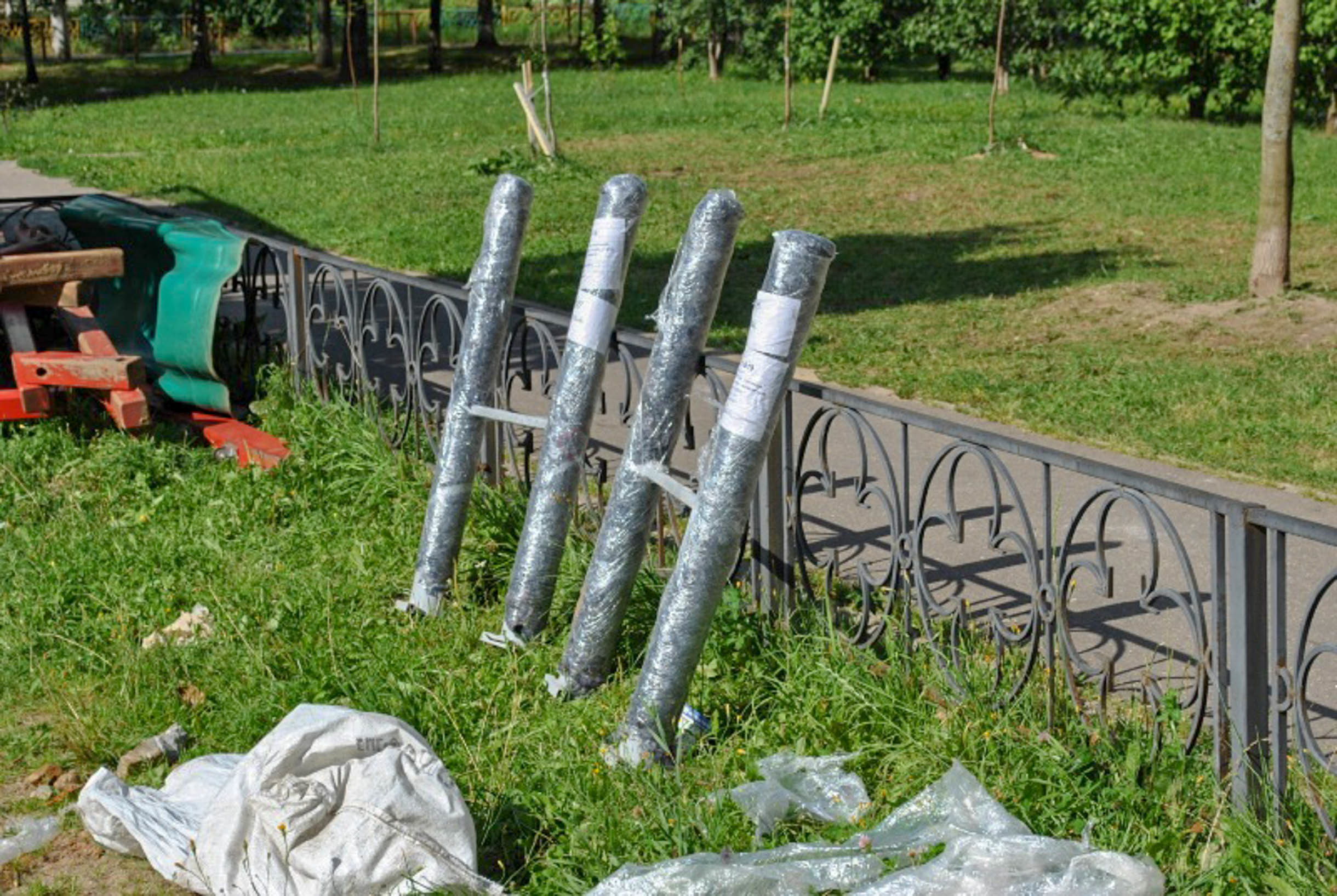 Началось благоустройство дворовых территорий во дворе домов — Краснознаменск