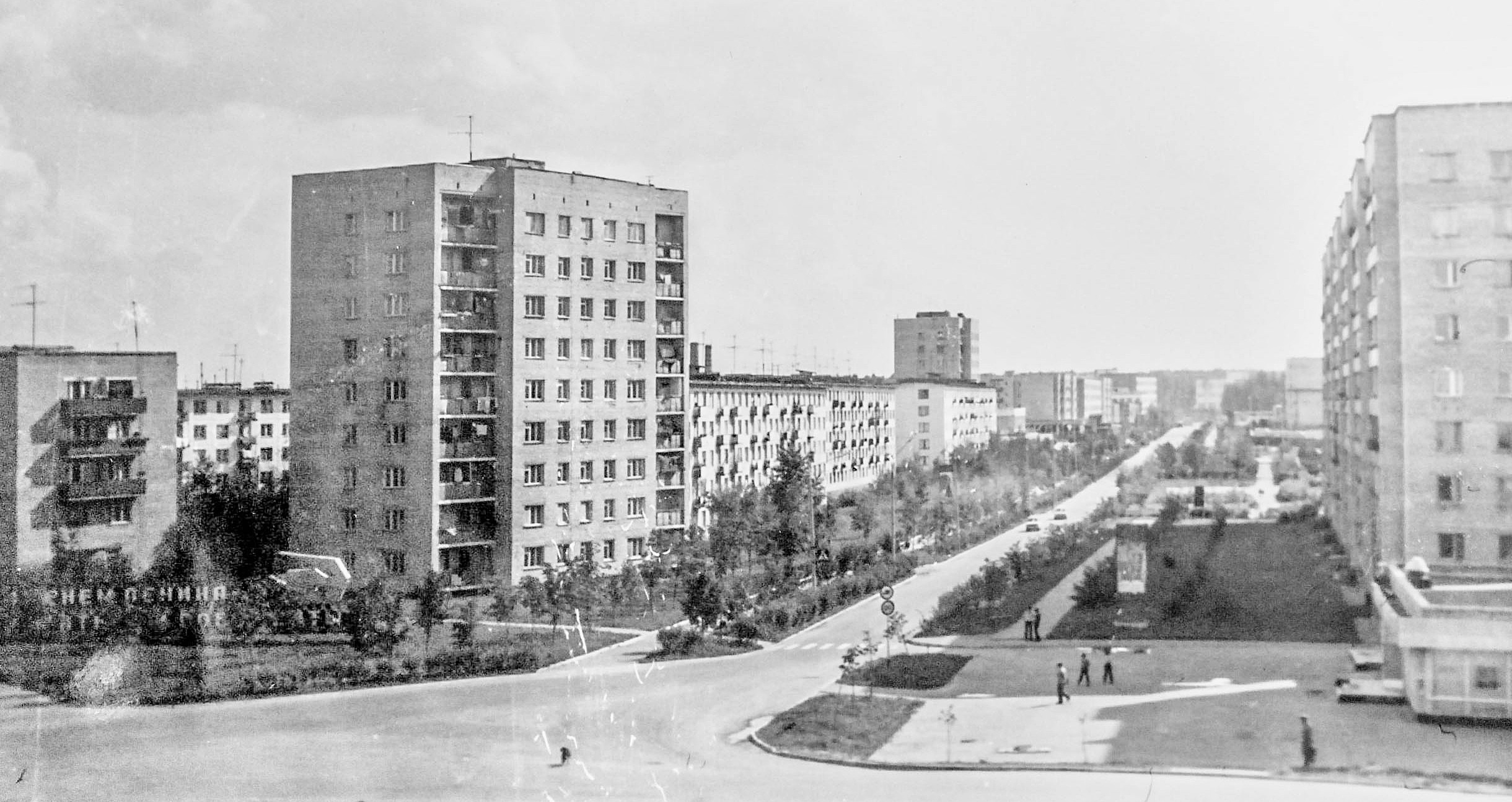 Совсем ещё молодой Краснознаменск, вид сверху