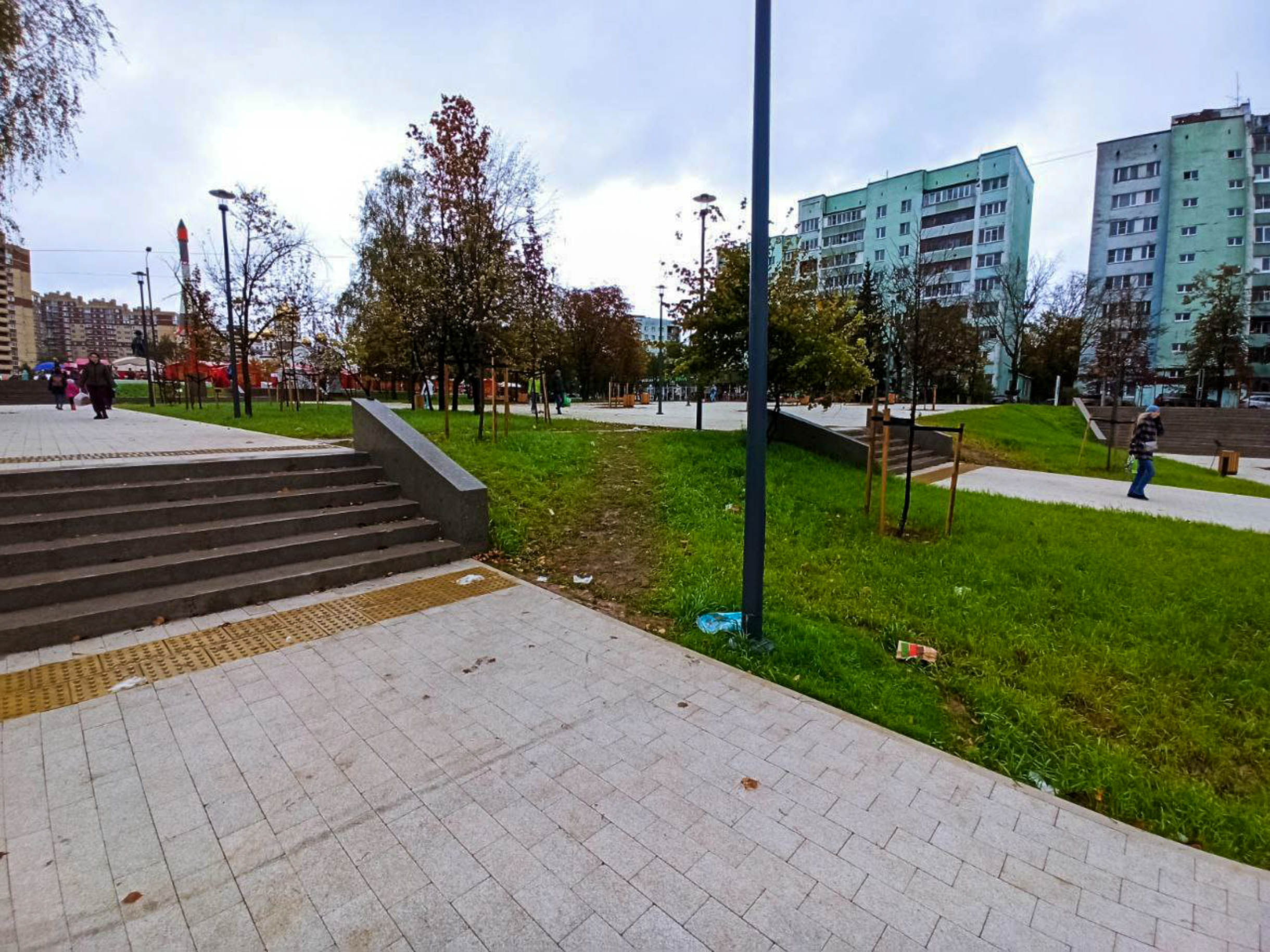 На старом озере по проекту не предусмотрены пандусы для мам — Краснознаменск
