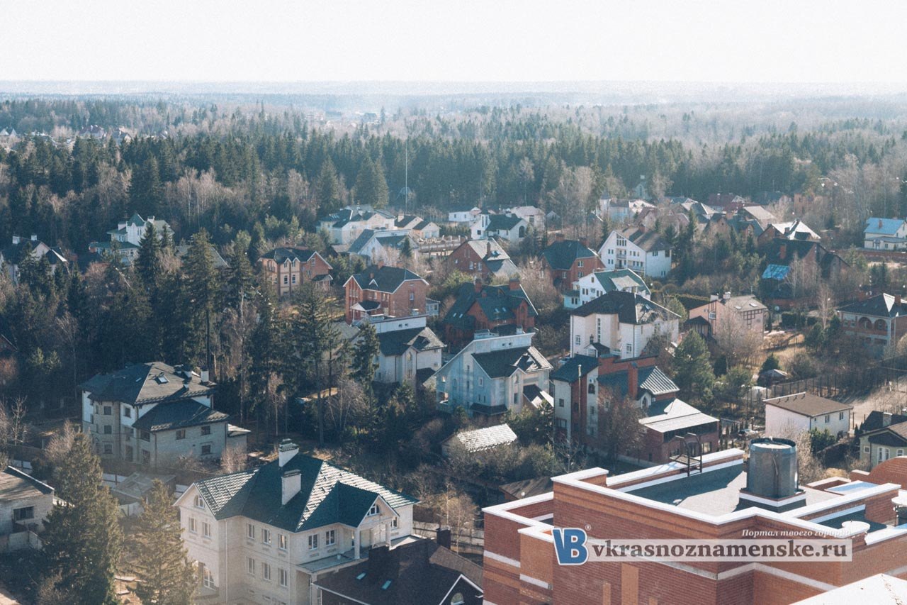 Фотографии с крыши на ул. Строителей г. Краснознаменск #Краснознаменск