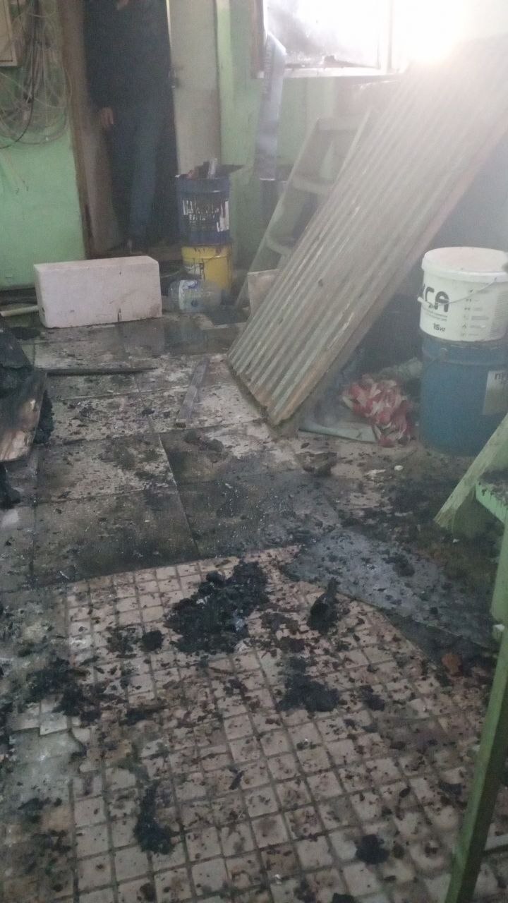 Пожар на ул Победы потушен