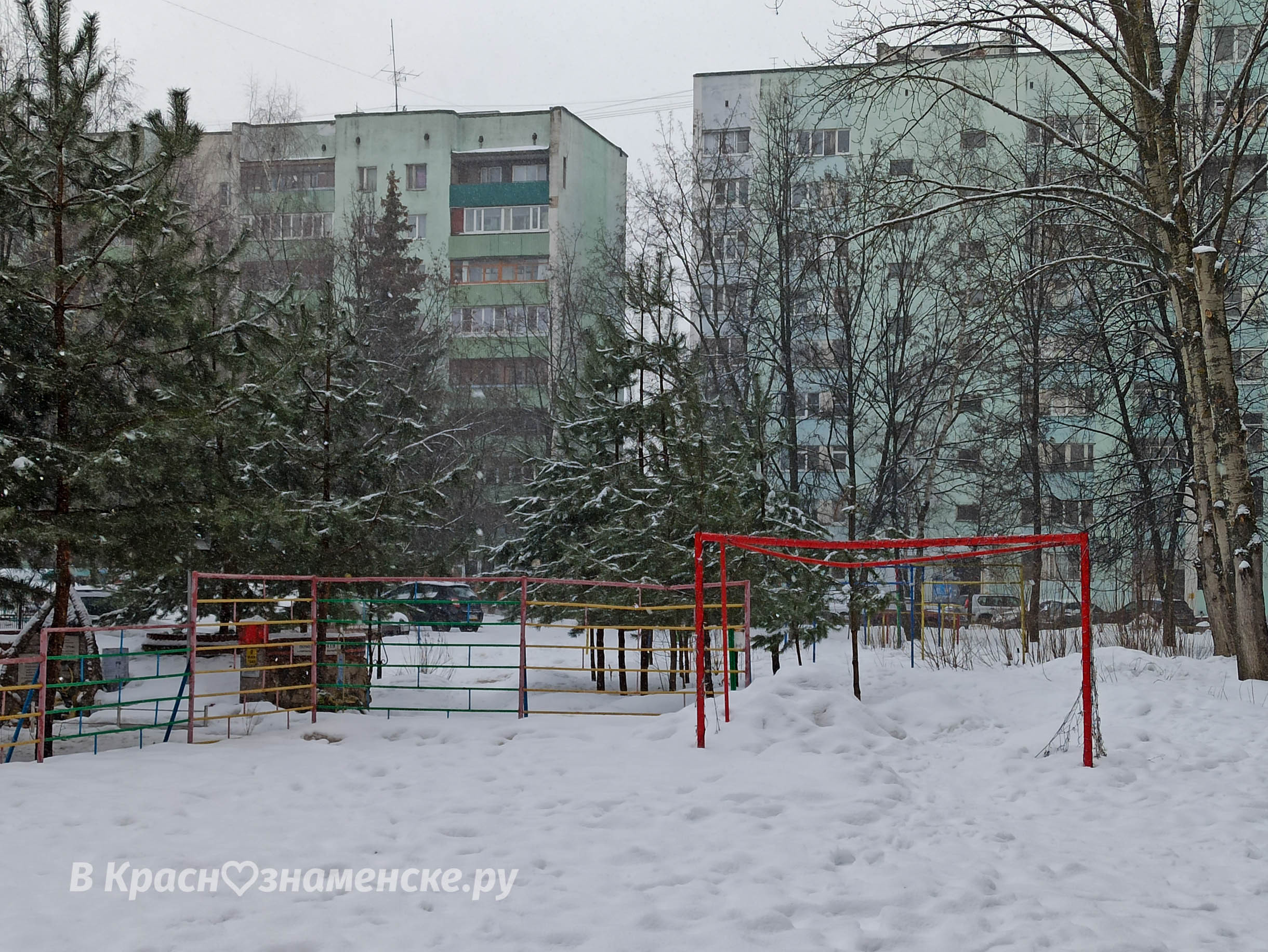 Доброе утро, Краснознаменск!❄ Утром -1°, Снег, Давление: 734