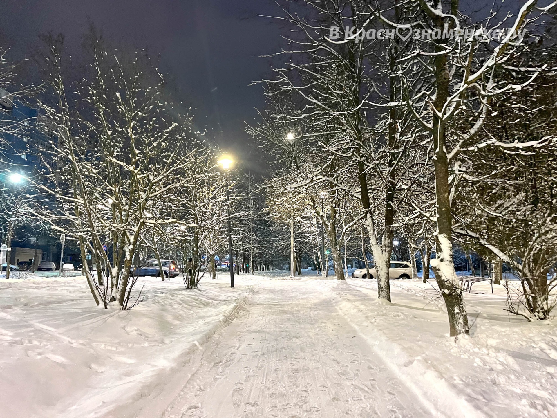 Вечерняя прогулка по городу ✨  © в Краснознаменске.ру Мы в t