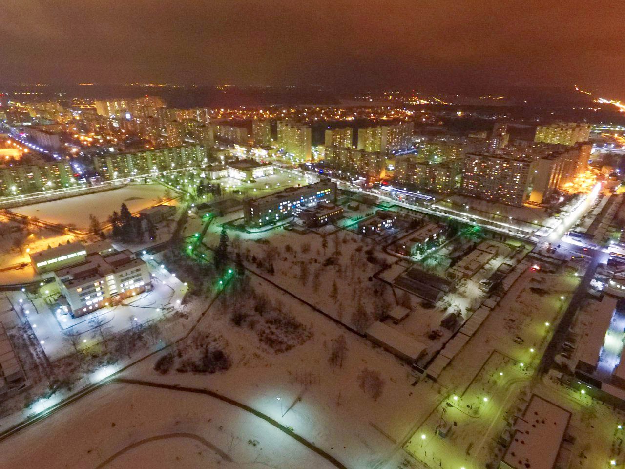Немного вечерних краснознаменских огней из 2015  © в Красноз