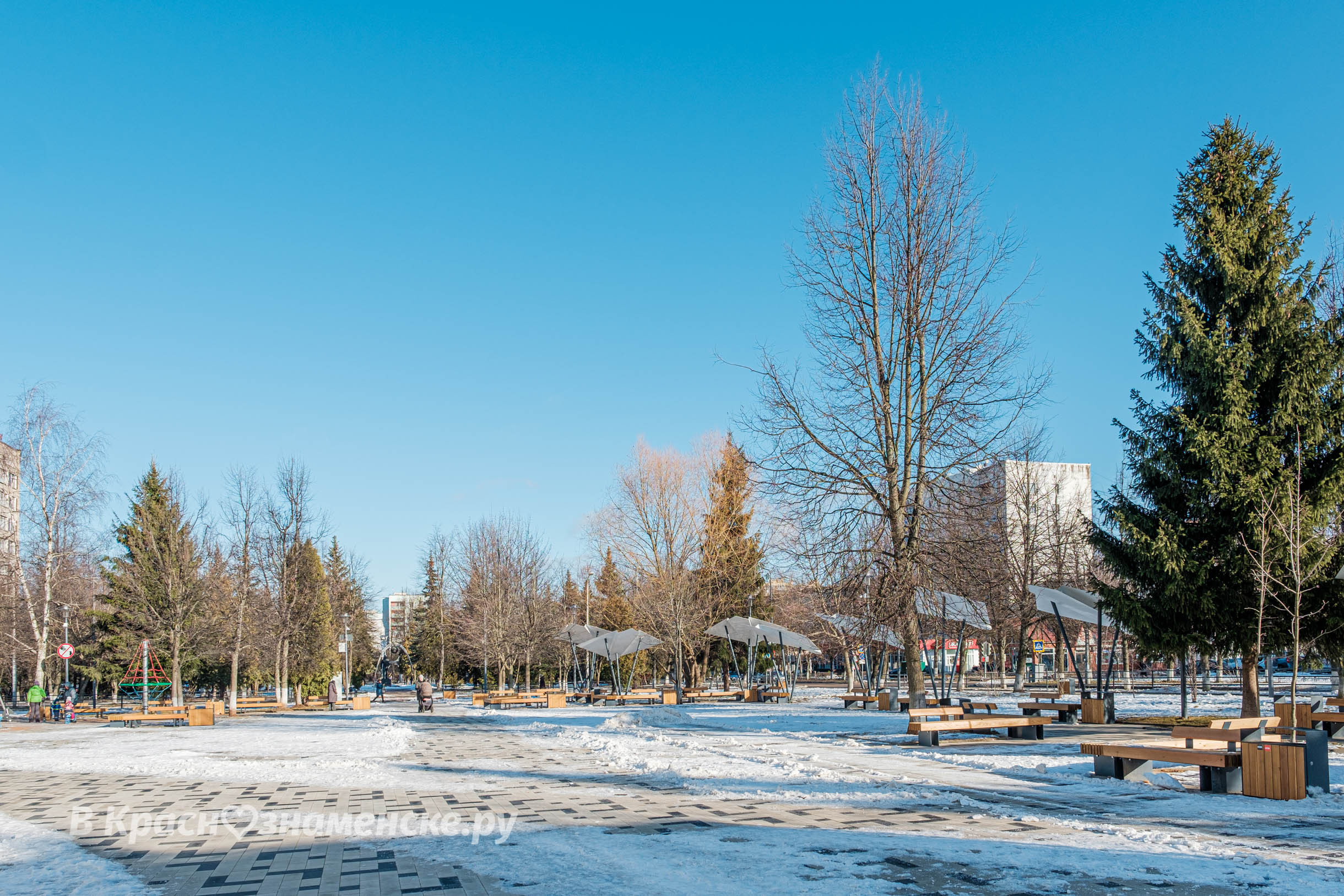 Доброе утро, Краснознаменск! Утром 0°… +1°, Снег, Давление: