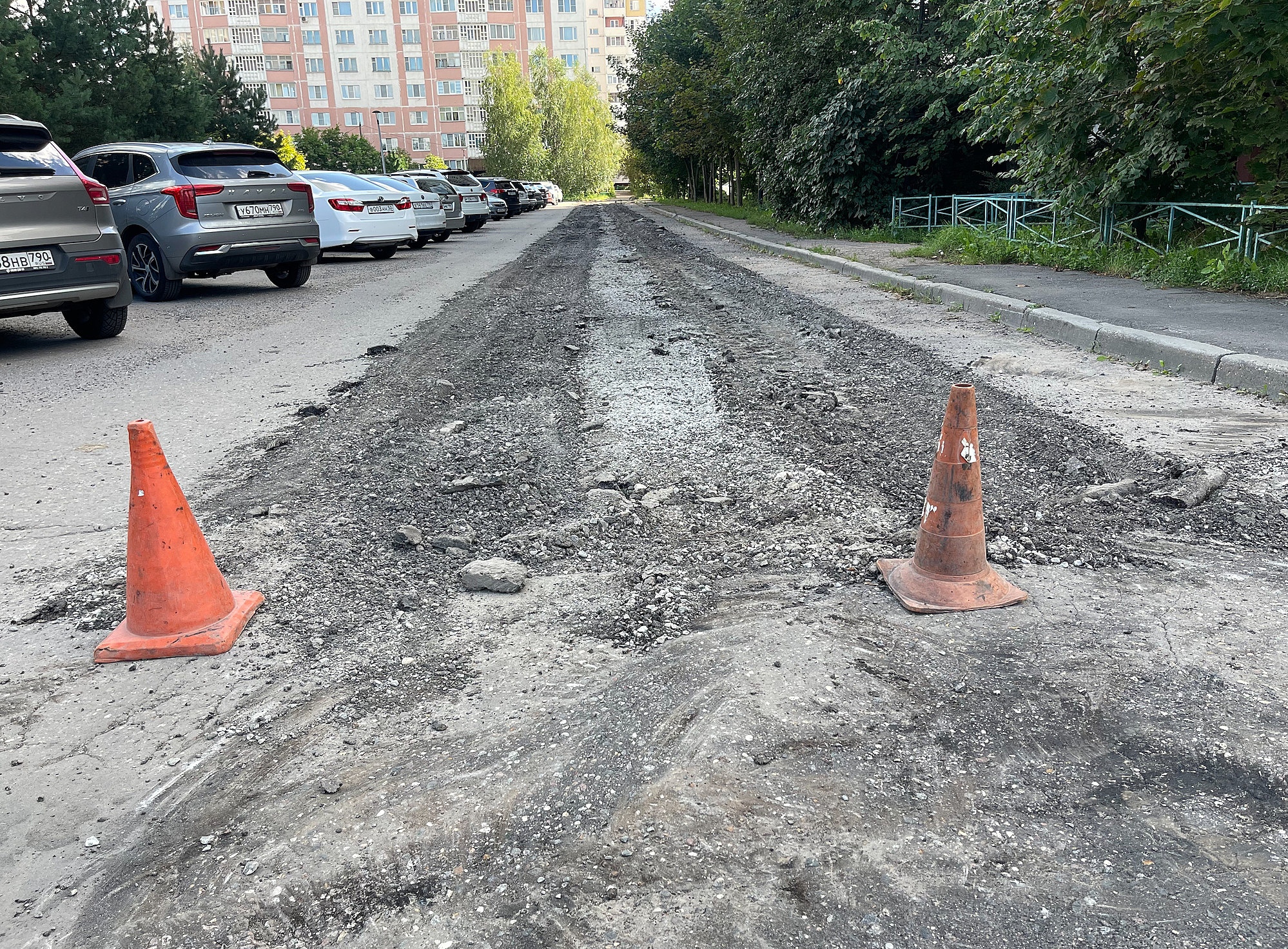 Ремонт дороги по ул. Гагарина 17 и ул. Генерала Иванова — Краснознаменск