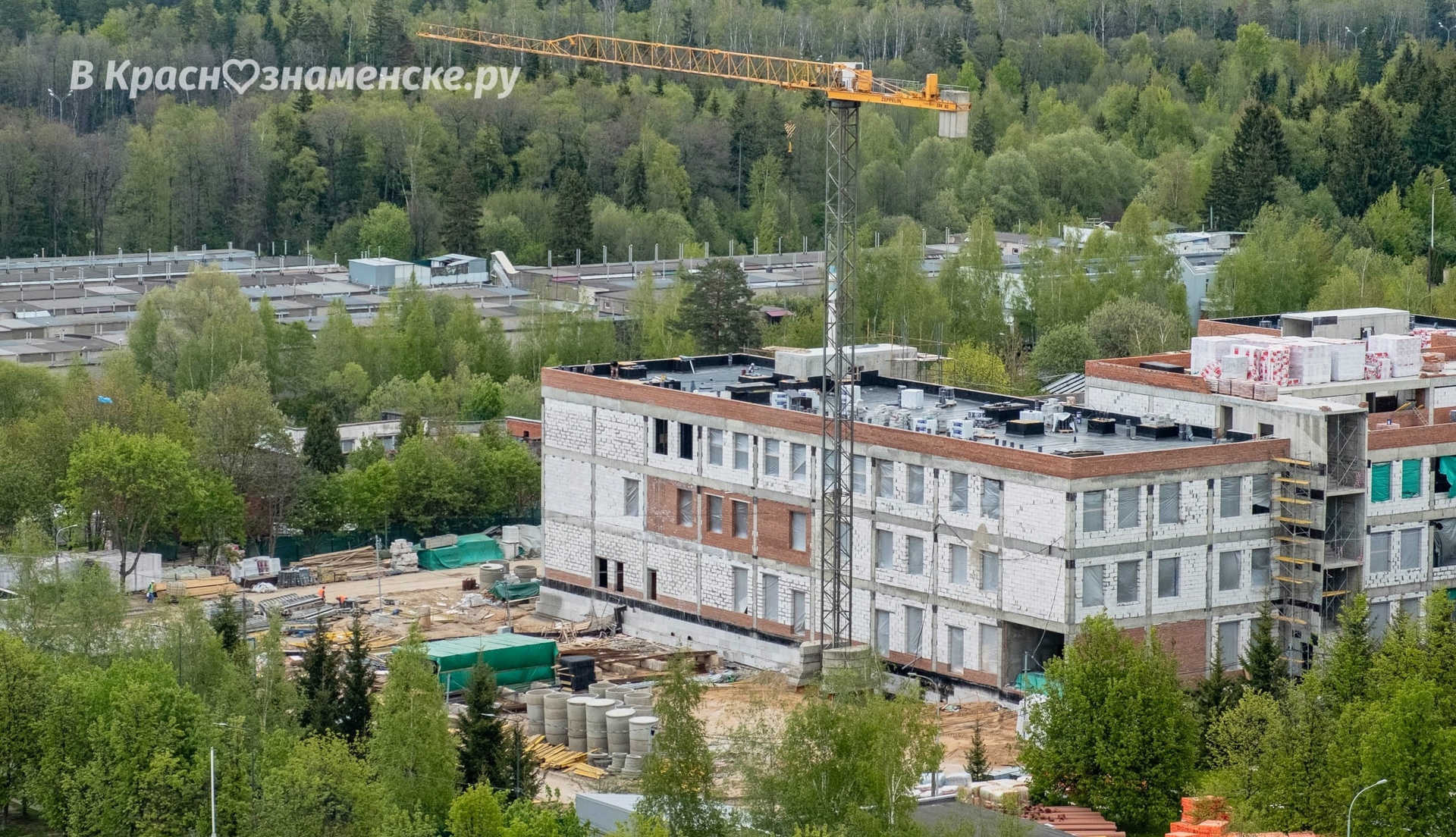Фотообзор строительства нового корпуса госпиталя  На сегодня