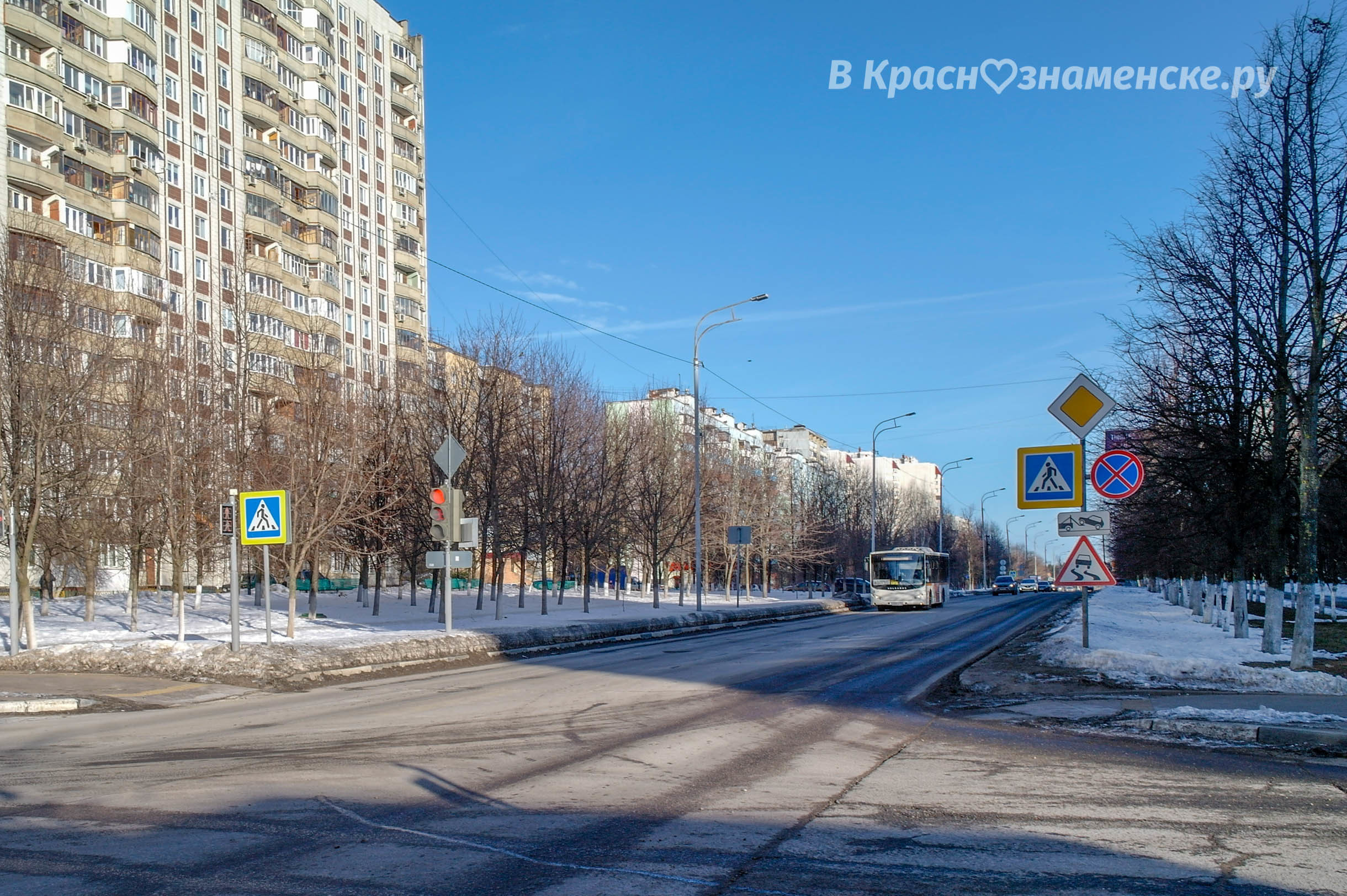 Доброе утро, Краснознаменск! Утром 0°, Небольшой снег, Давле
