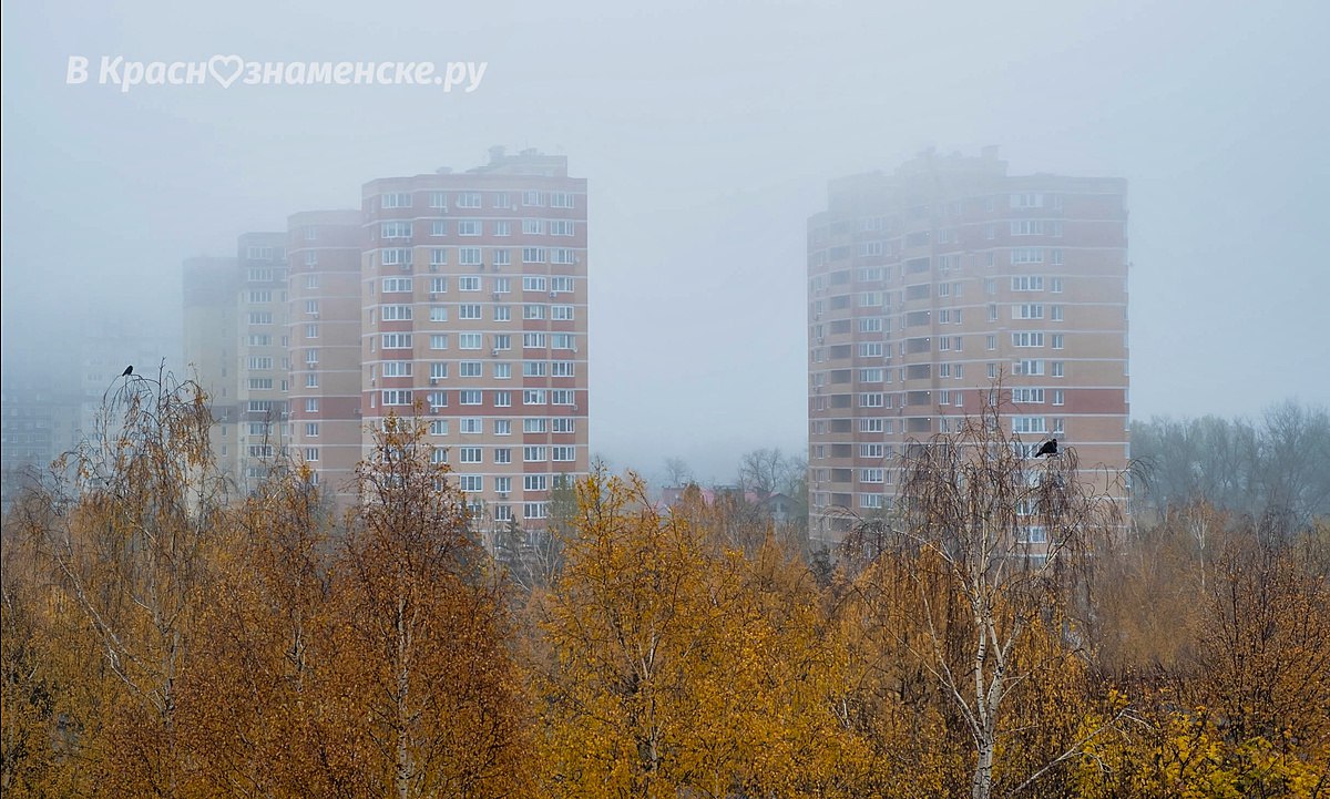 Мистическая атмосфера осеннего Краснознаменска
