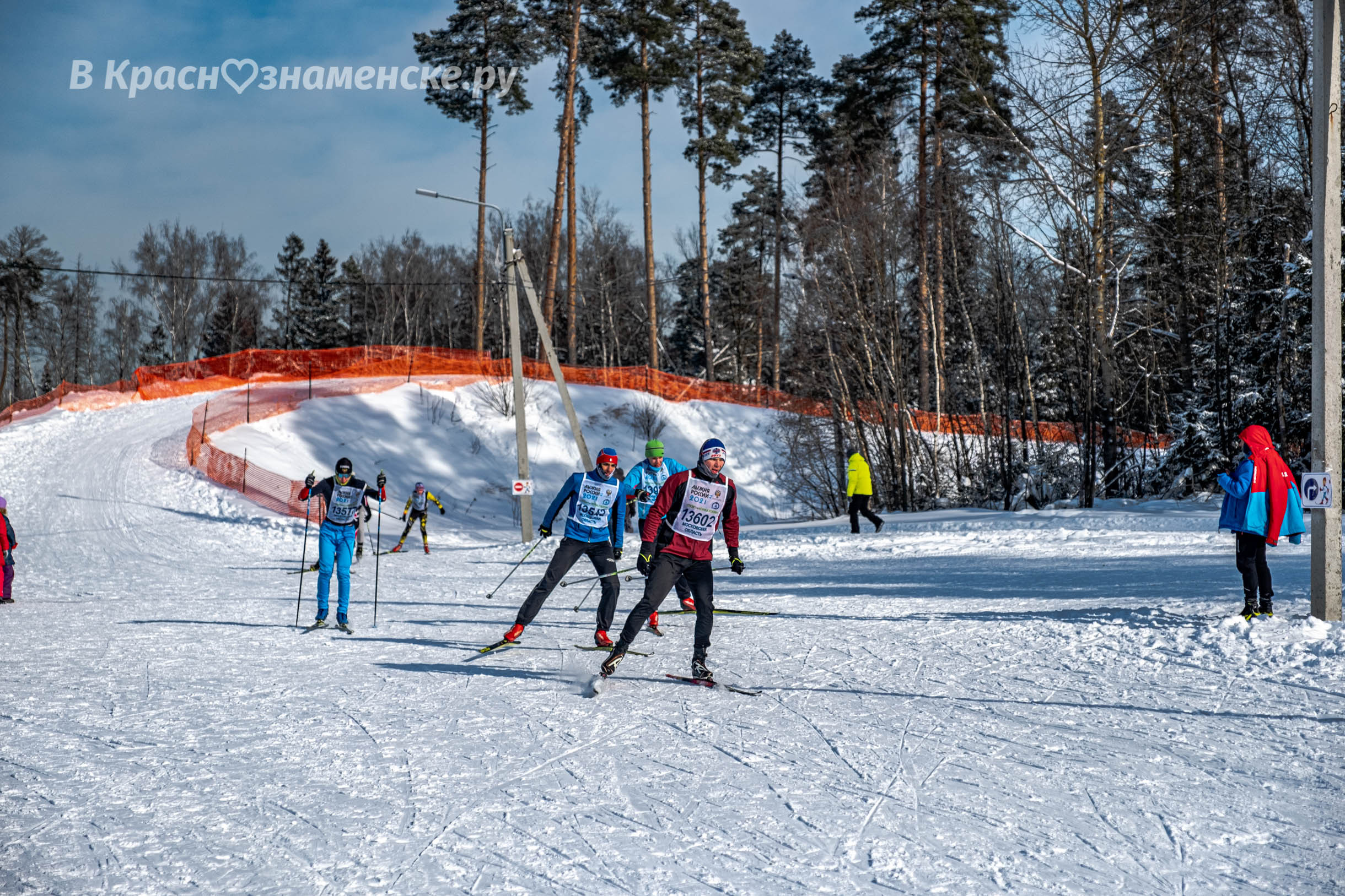 Несмотря на мороз Лыжня Росси прошла в Краснознаменске на лы