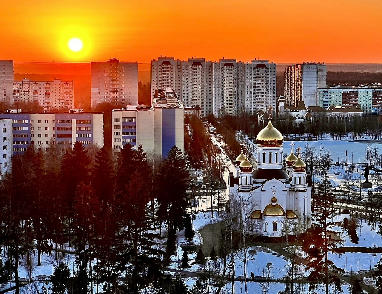 Весенний закат  ???? Лиса Лихачева