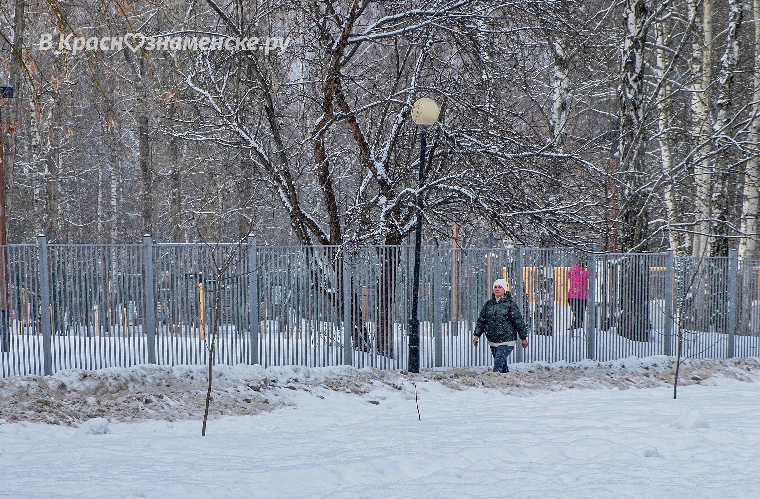 Зимняя прогулка по городу — Краснознаменск