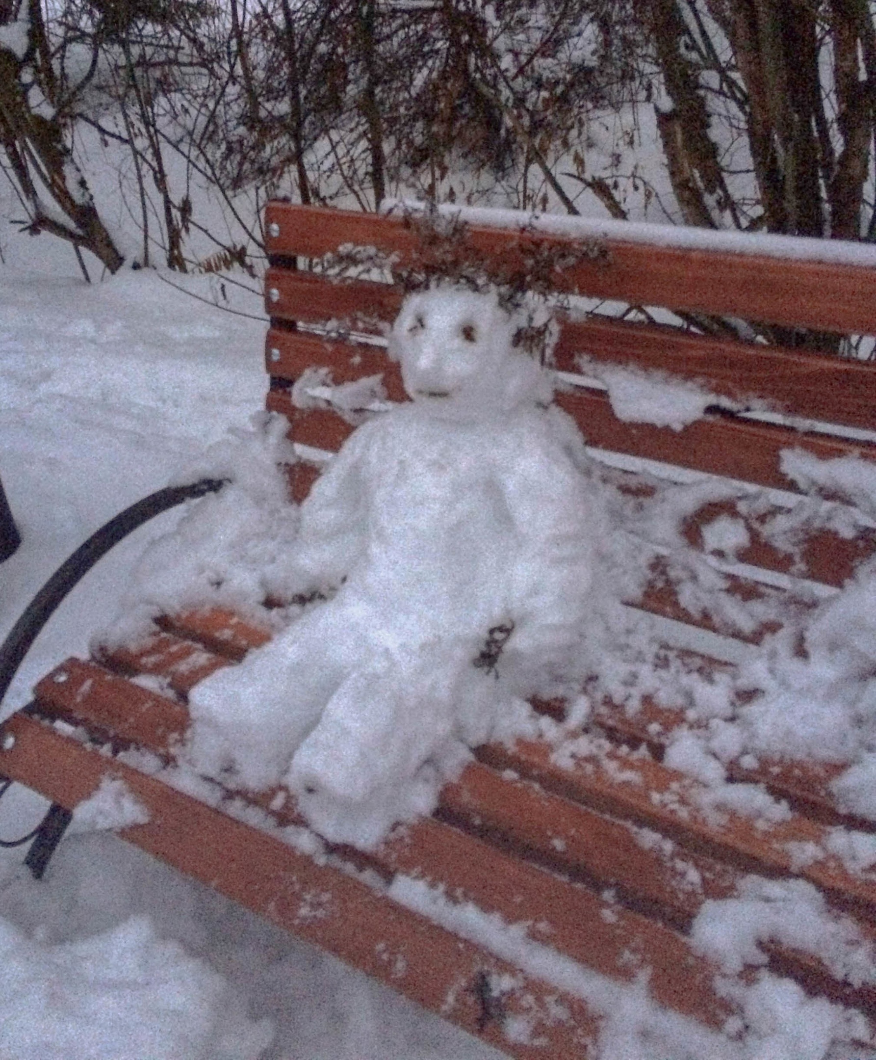 Вчера был отличный снег для ваяния! Присылайте в комментария