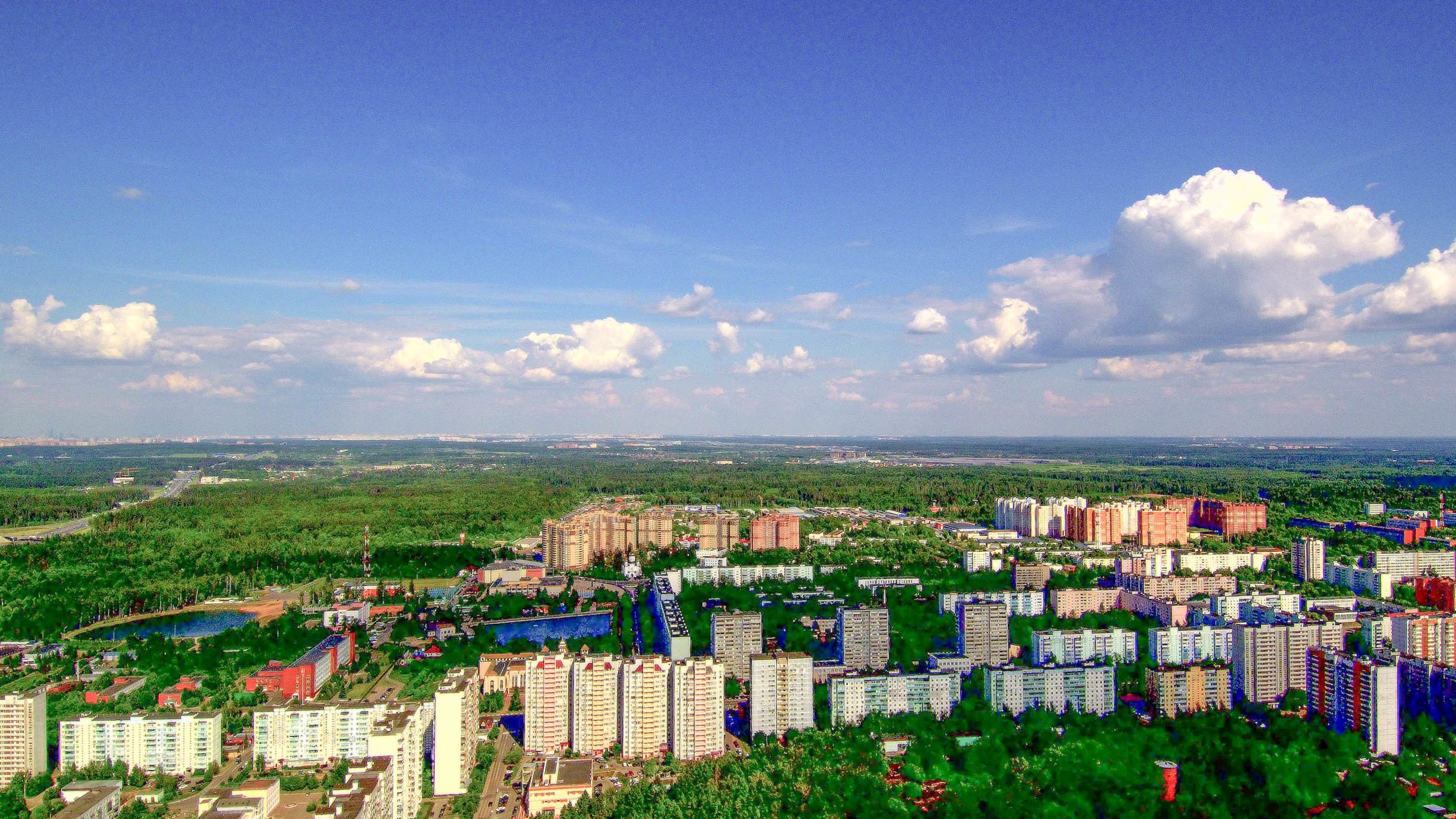Краснознаменск с ми дрона
фото: Дмитрий Скороход
