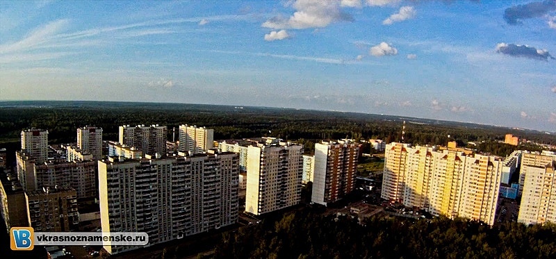 Пролетая над Краснознаменском образца 2011 г.