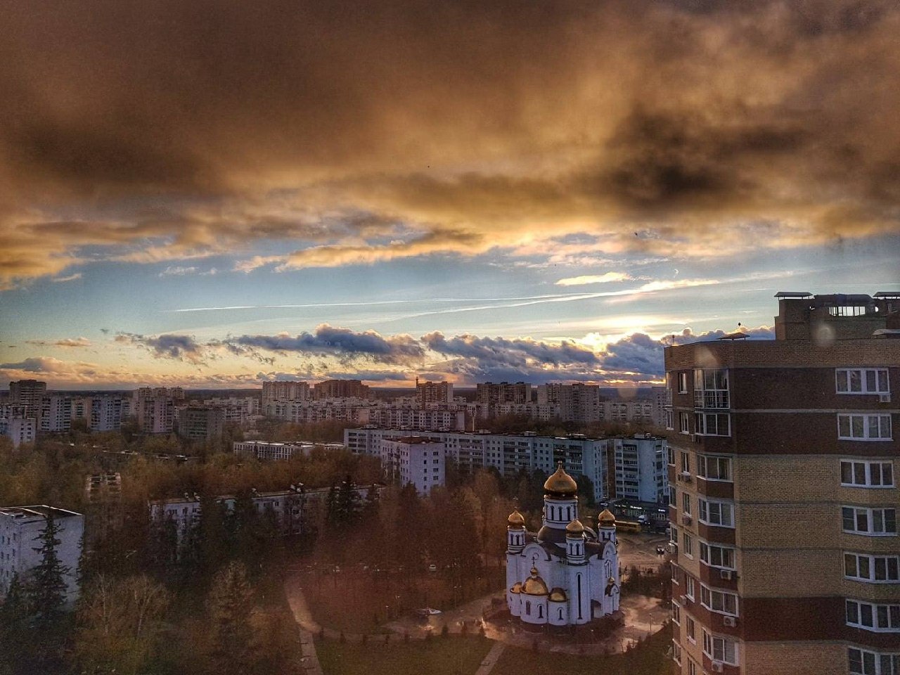 Облака над городом  *Краснознаменск в других соцсетях и месс