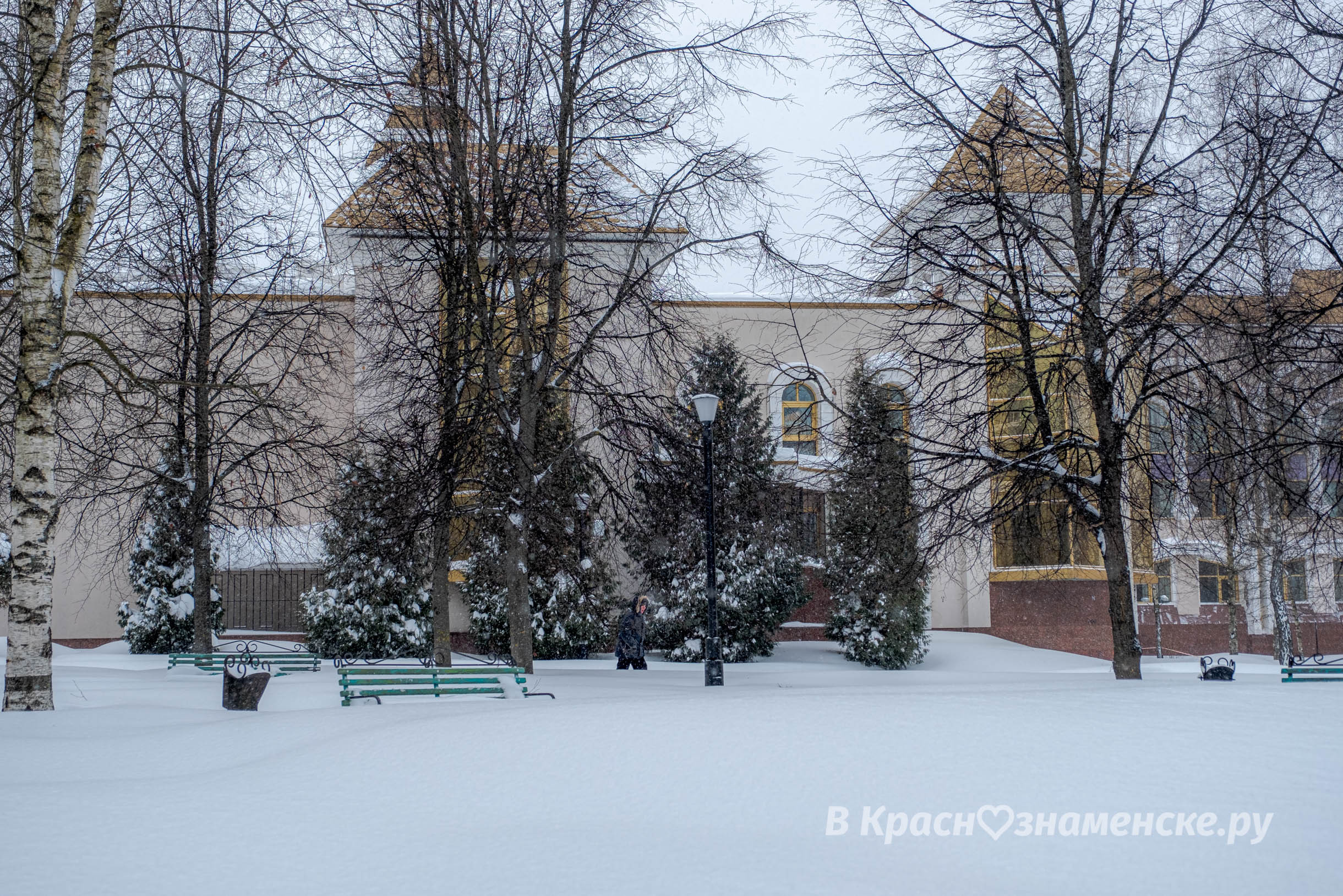 Доброе утро, Краснознаменск! Утром -14°... -13°, Небольшой с