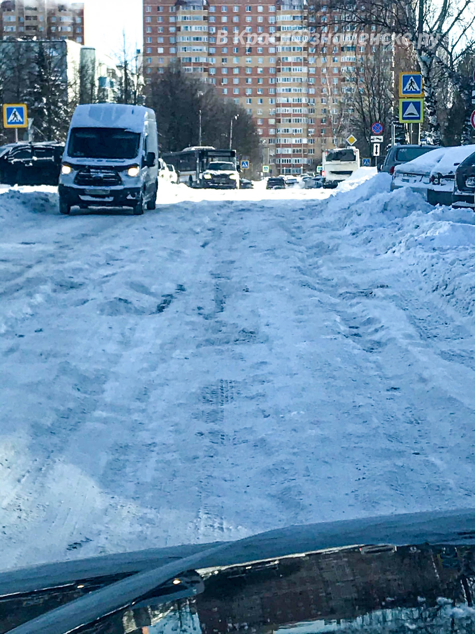 Центральные улицы Краснознаменска не дадут заснуть и проверя