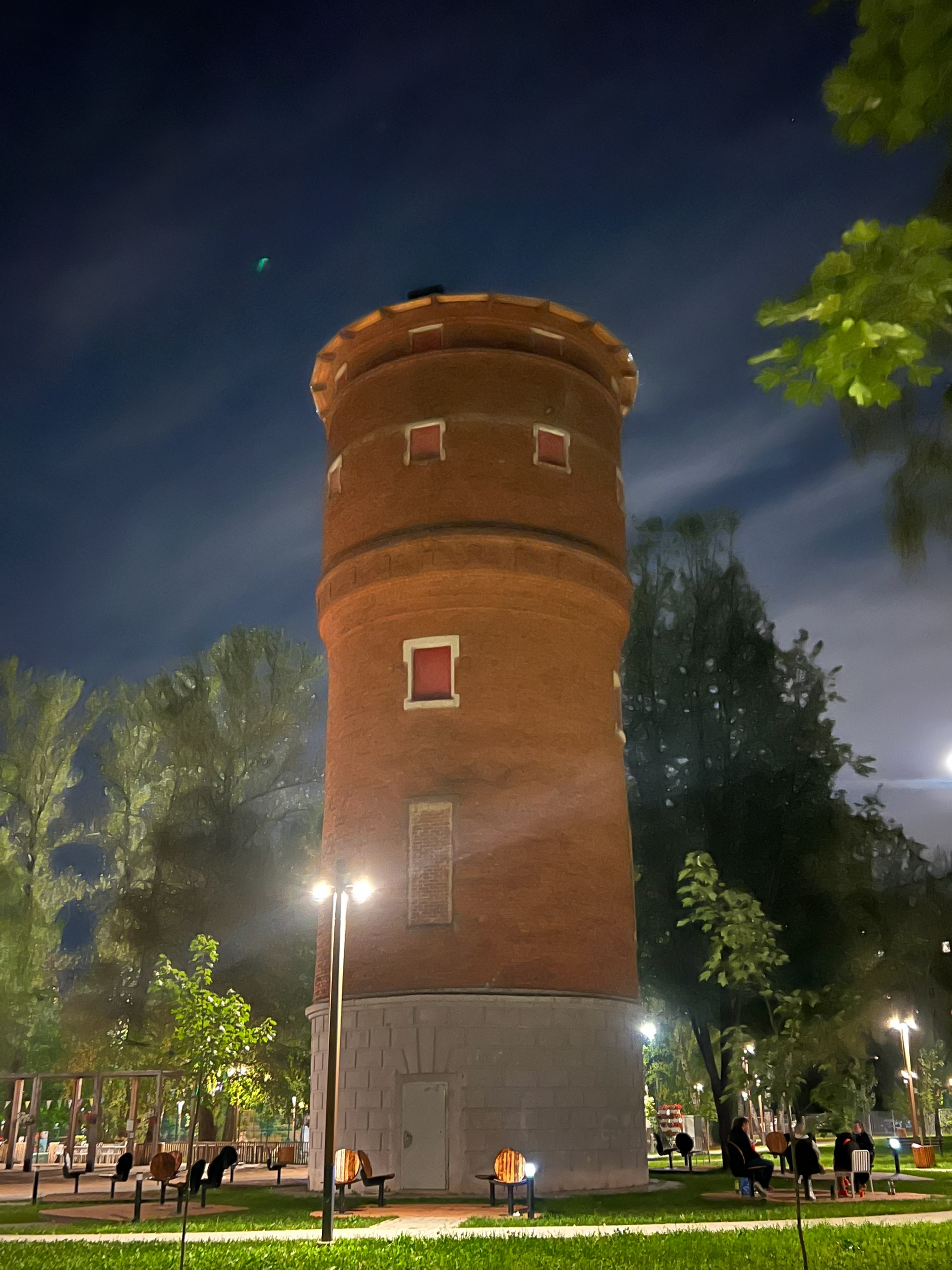 Город в свете фонарей — Краснознаменск