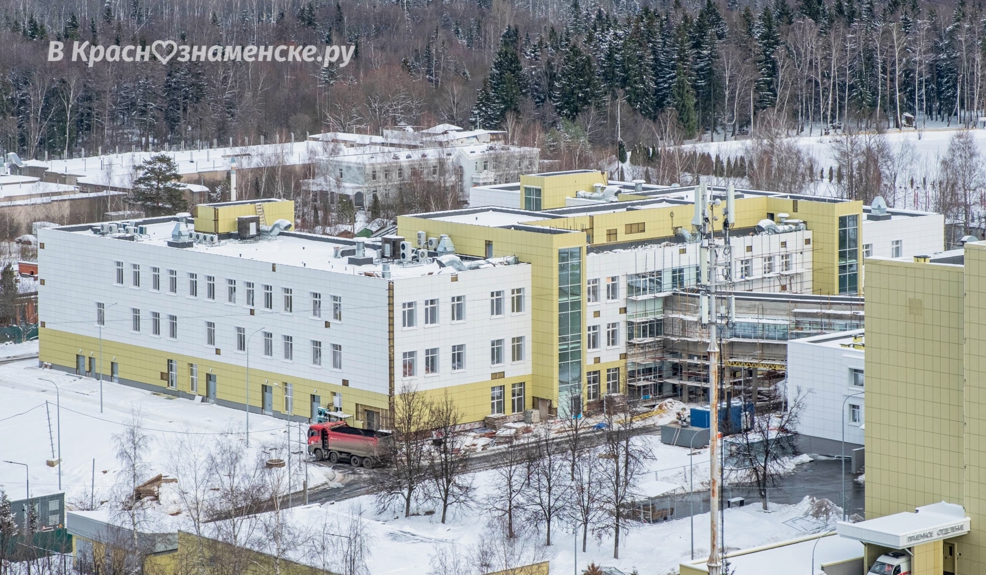 Небольшой фотообзор строительства нового корпуса госпиталя — Краснознаменск