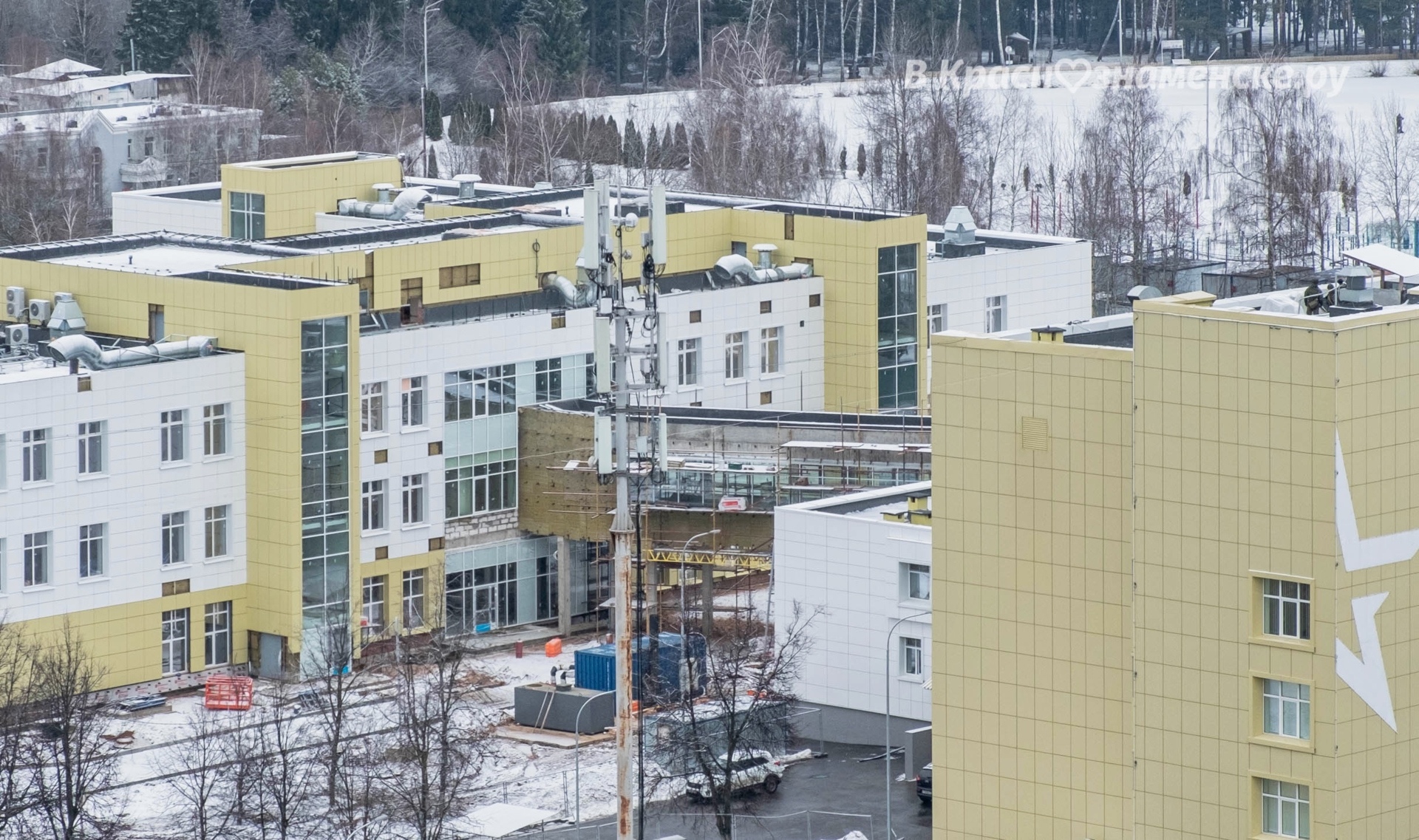 Небольшой фотообзор строительства нового корпуса госпиталя