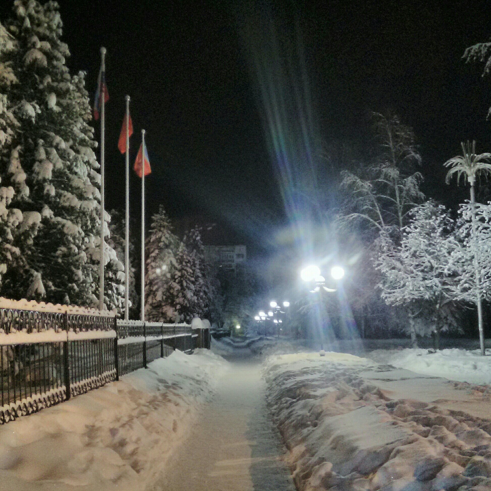 Морозное утро — Краснознаменск