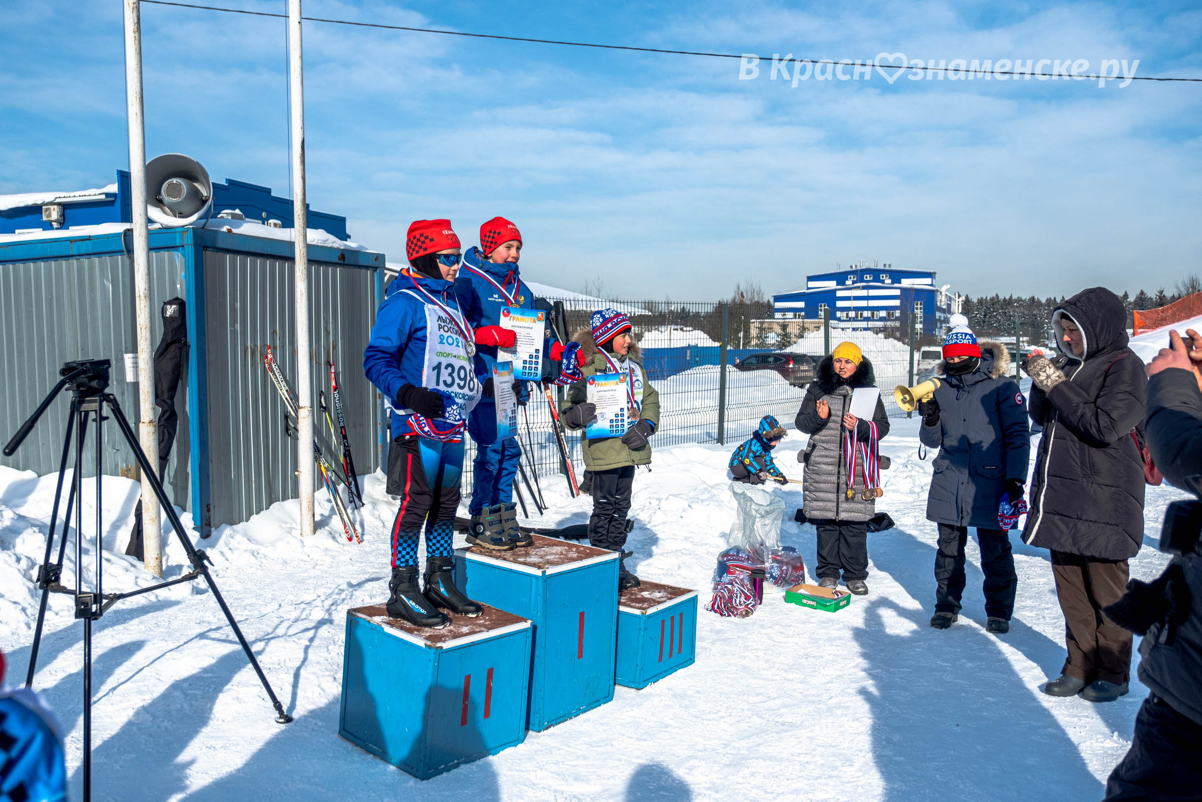Несмотря на мороз Лыжня Росси прошла в Краснознаменске на лы