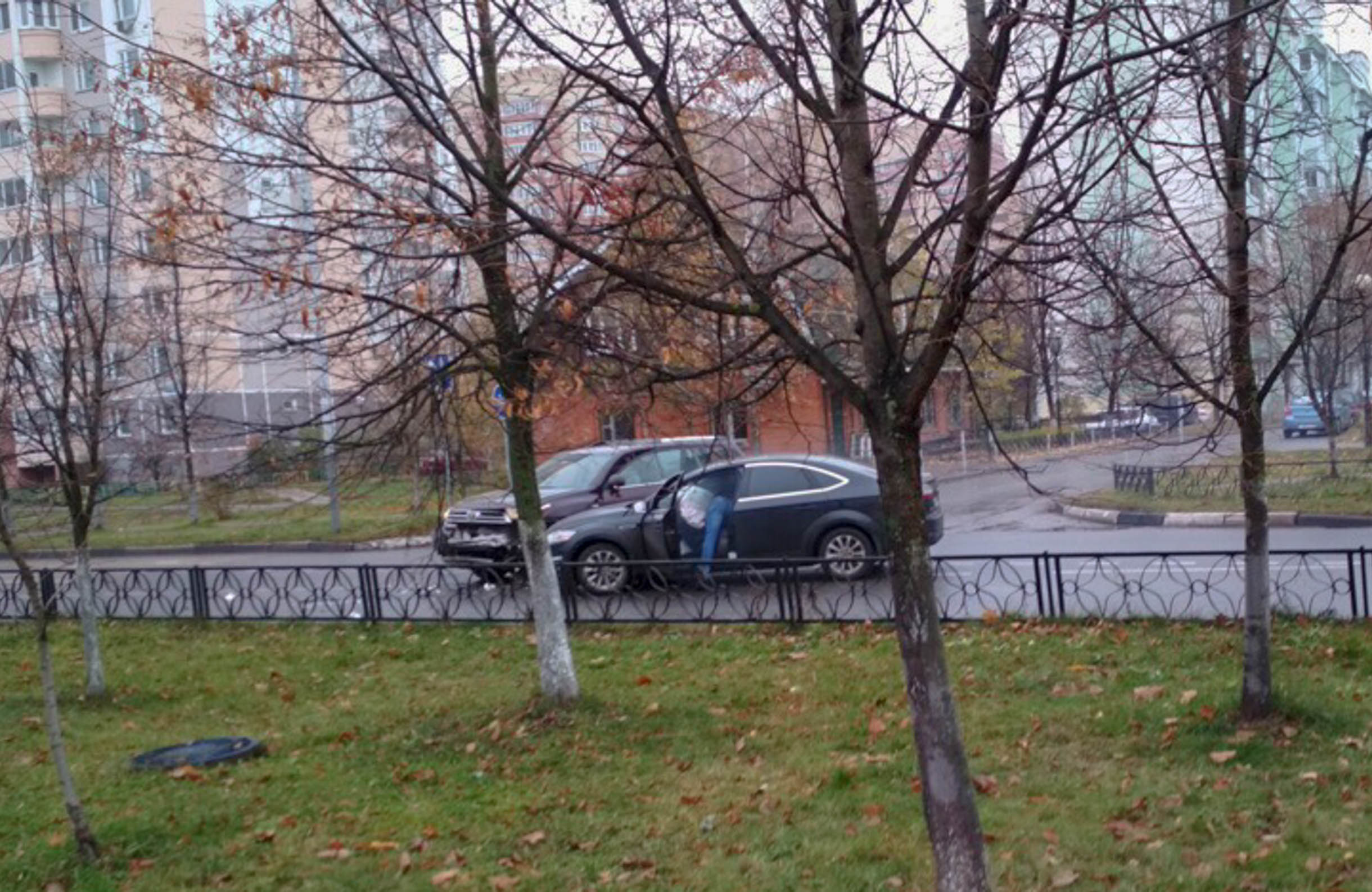 С приездом! Очередные лихачи, примерно в 11:00.