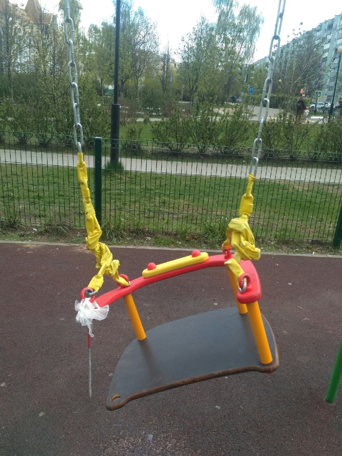 Площадка у Дикси на Победы 6. Вроде как все они оборудованы — Краснознаменск