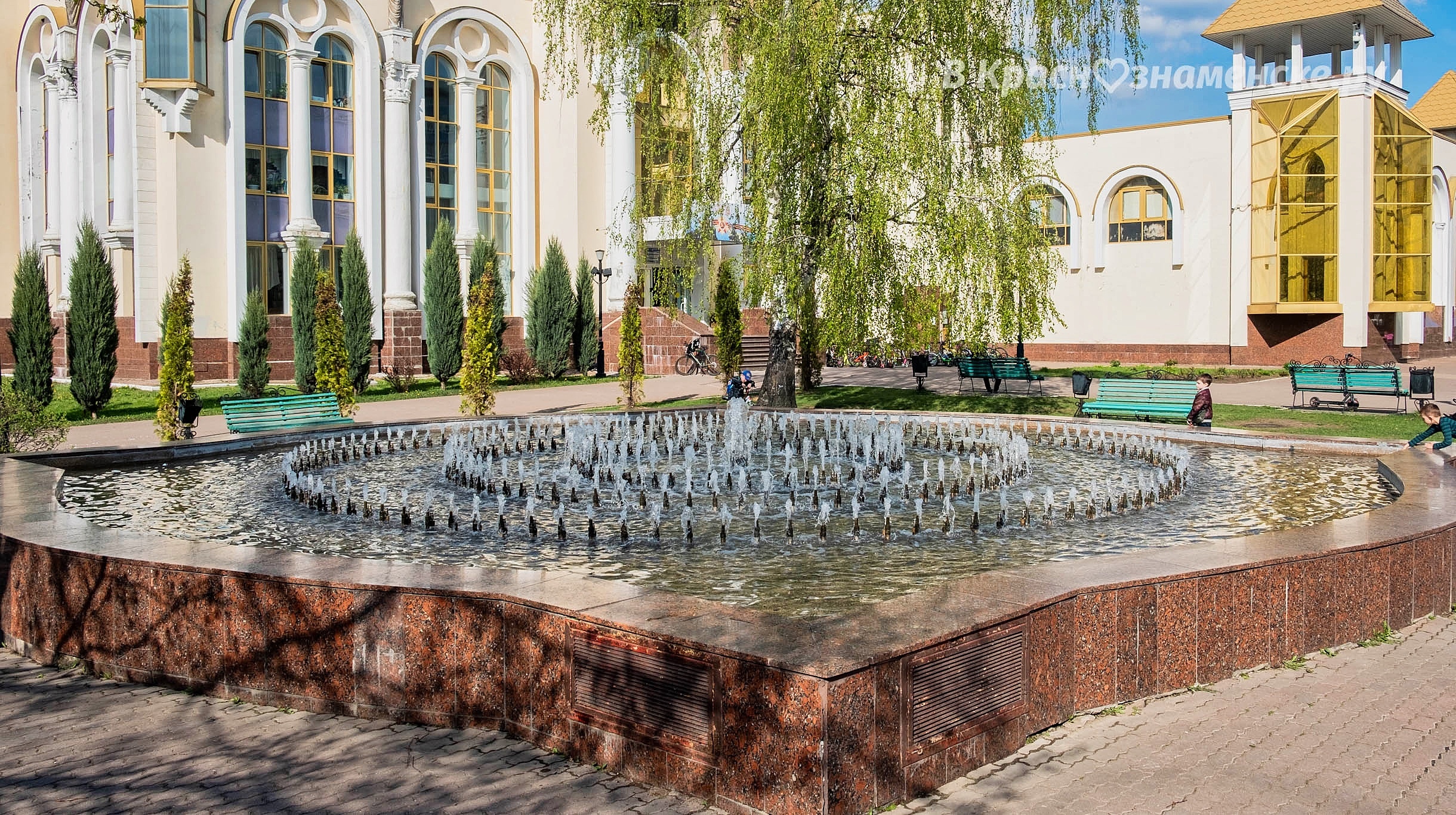 Пробный запуск «Фонтана детства» — Краснознаменск