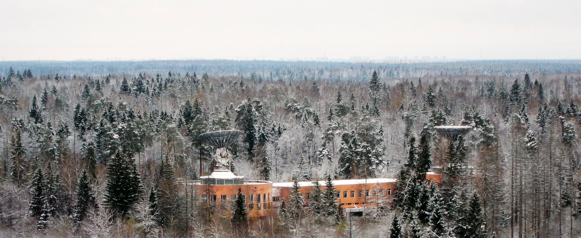 Зимний Краснознаменск, вид сверху  © в Краснознаменске.ру Мы