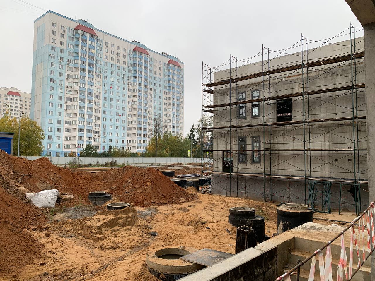 Строительство образовательного центра, рассчитанного на 770 — Краснознаменск
