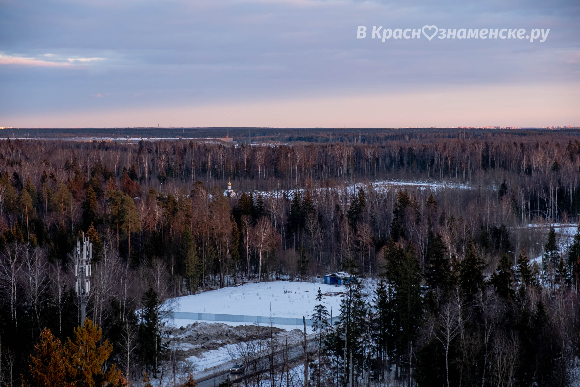 Доброе утро, Краснознаменск! Утром 0°… +3°, Снег, Давление: