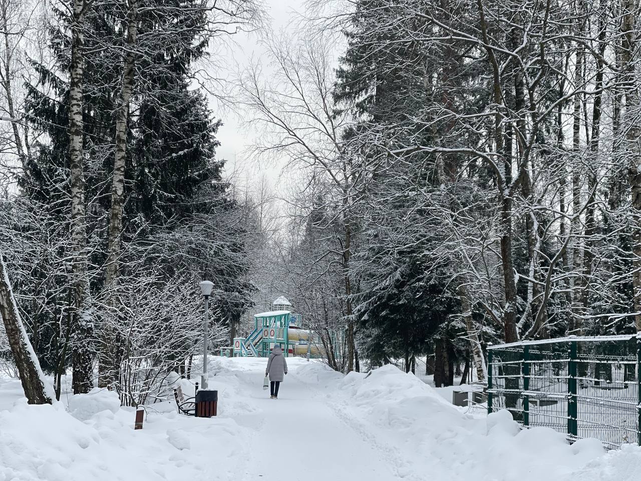 Прогулка по городскому парку