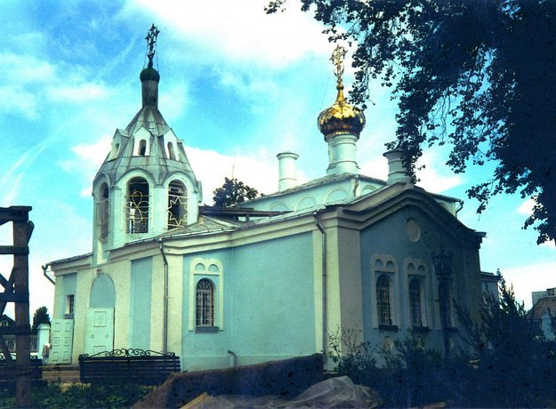 Исторические фотографии Никольского храма с. Сидоровское  Пе