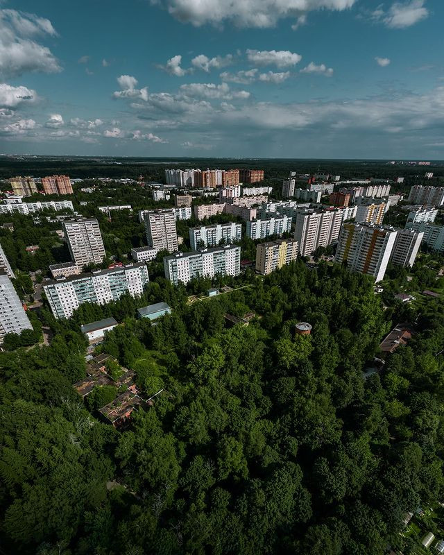 Краснознаменск с высоты ???? kpzmk
