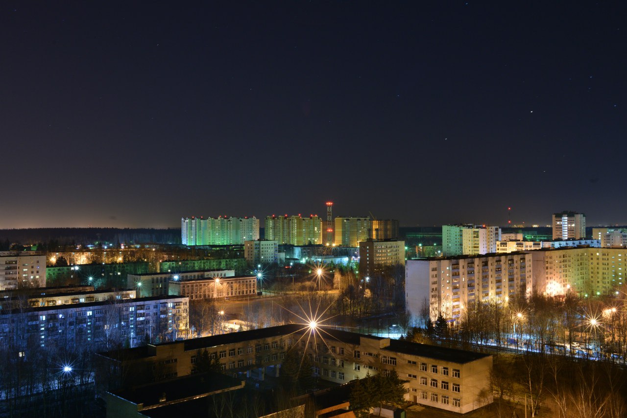 Город ночью