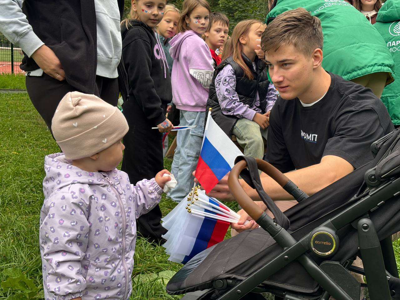 Сегодня в Беличьем парке состоялась патриотическая акция «Ро