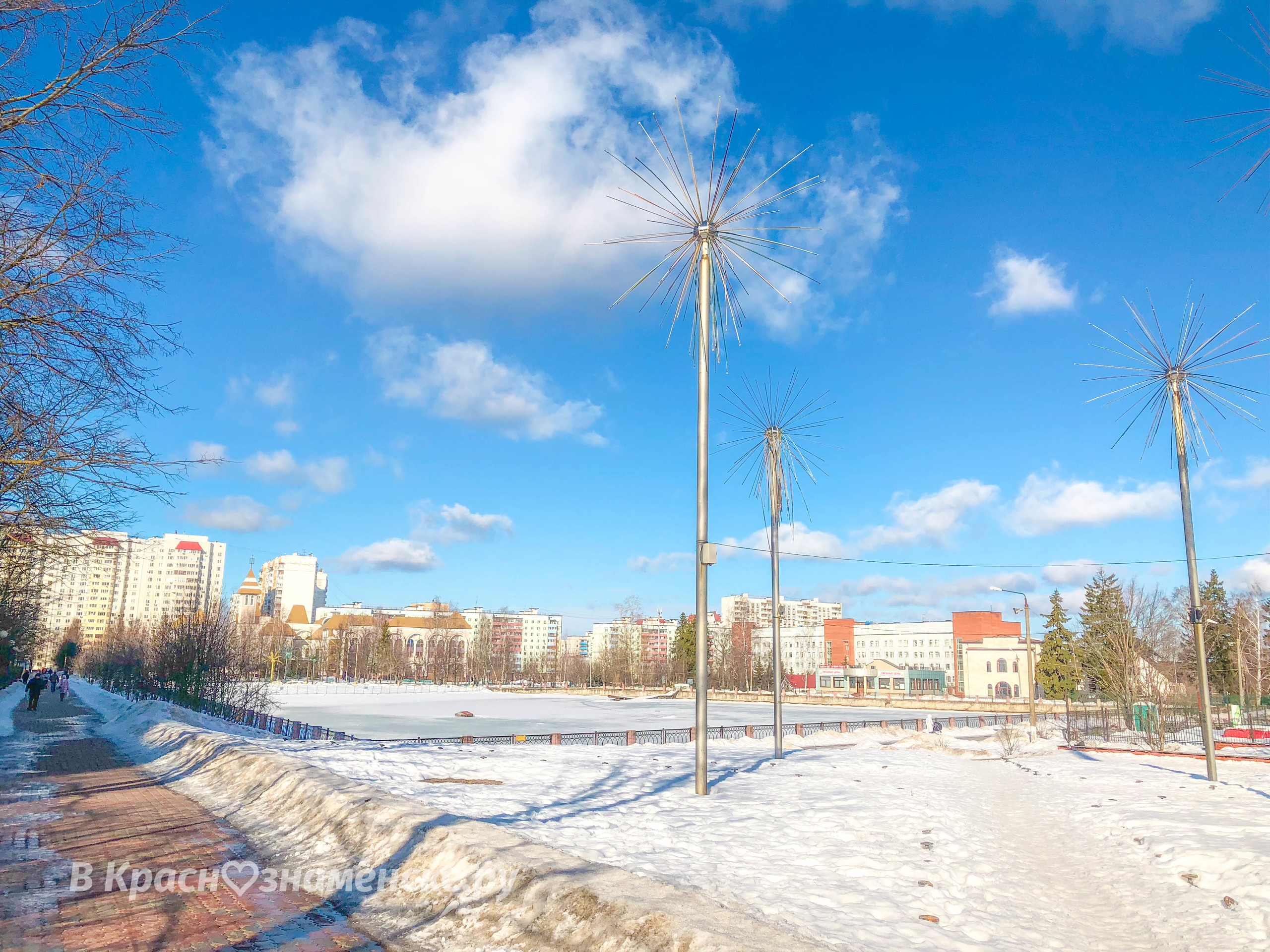 Доброе утро, Краснознаменск! Утром -7°… -3°, Небольшой снег,
