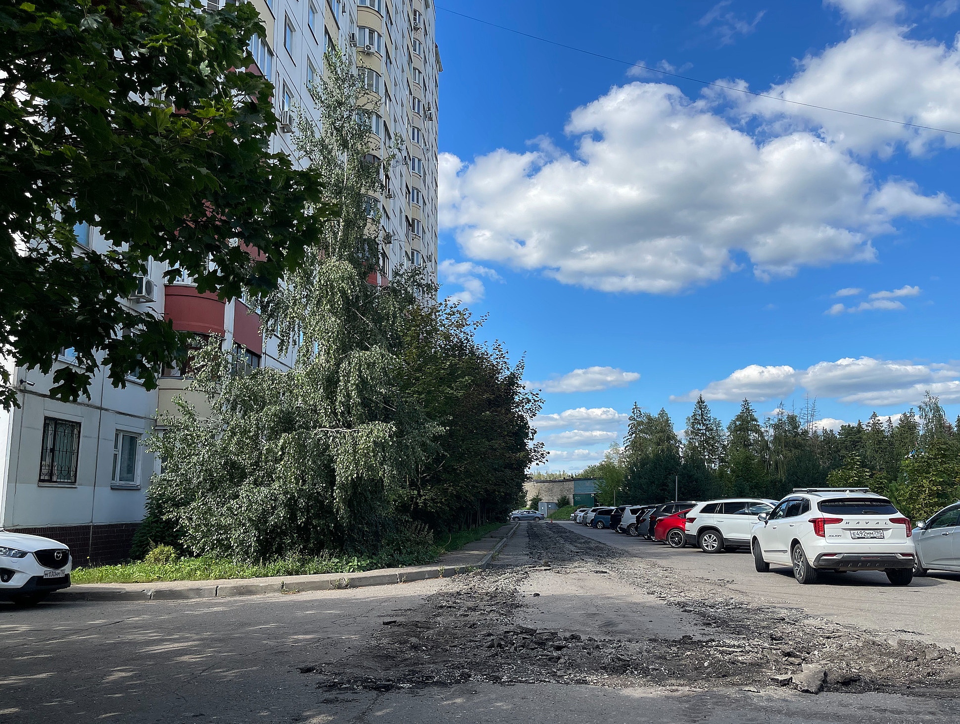 Ремонт дороги по ул. Гагарина 17 и ул. Генерала Иванова — Краснознаменск