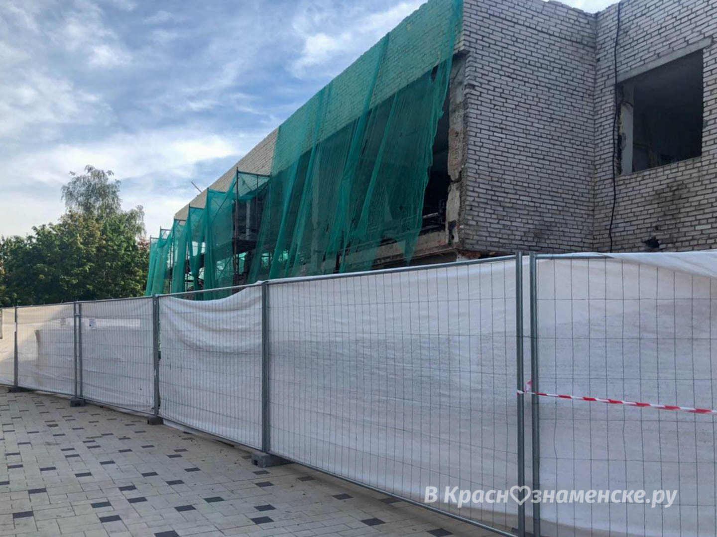 Реконструкция голубиной площади  На голубиной площади продол