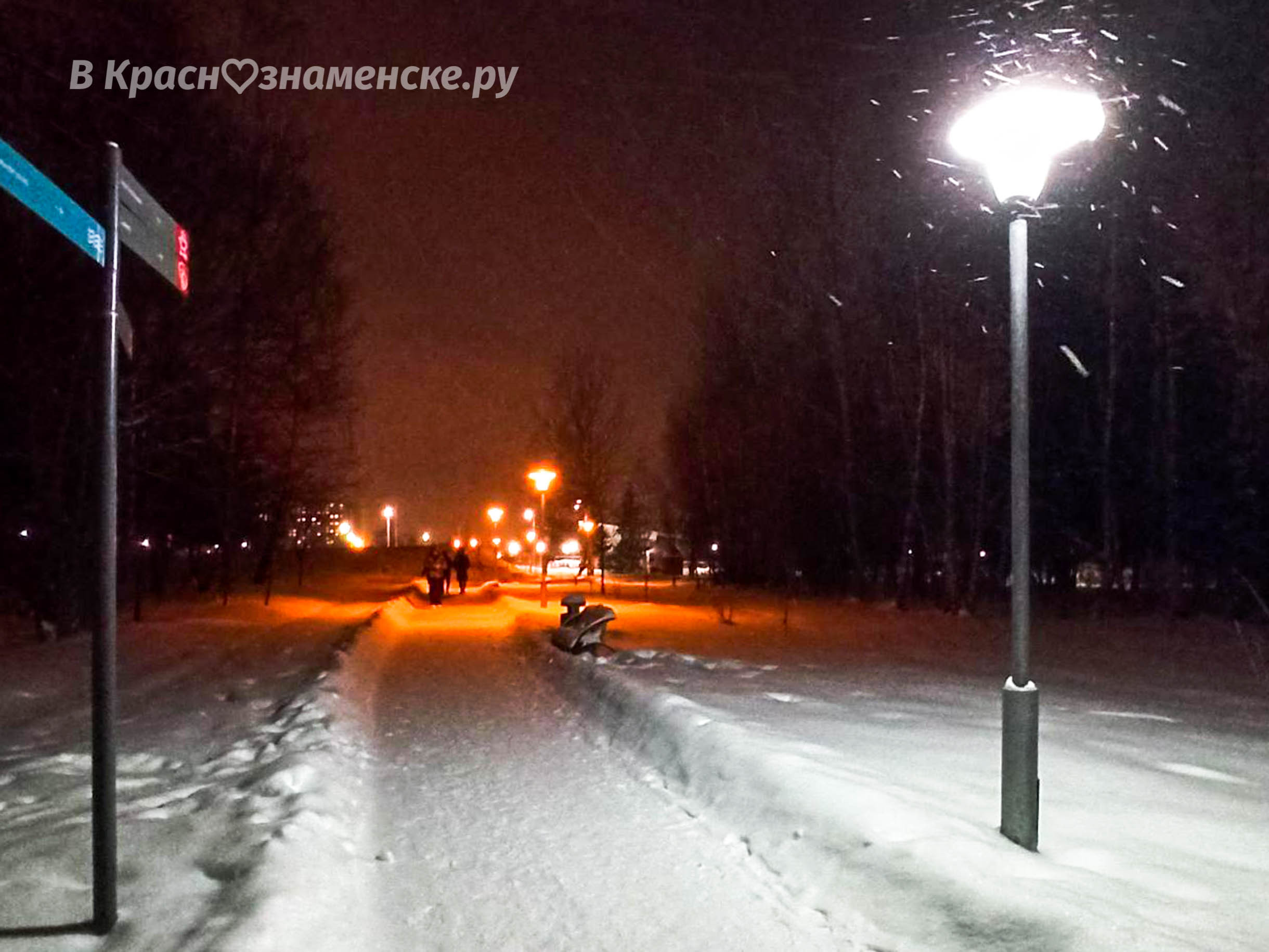 Вечерняя прогулка в городском парке — Краснознаменск