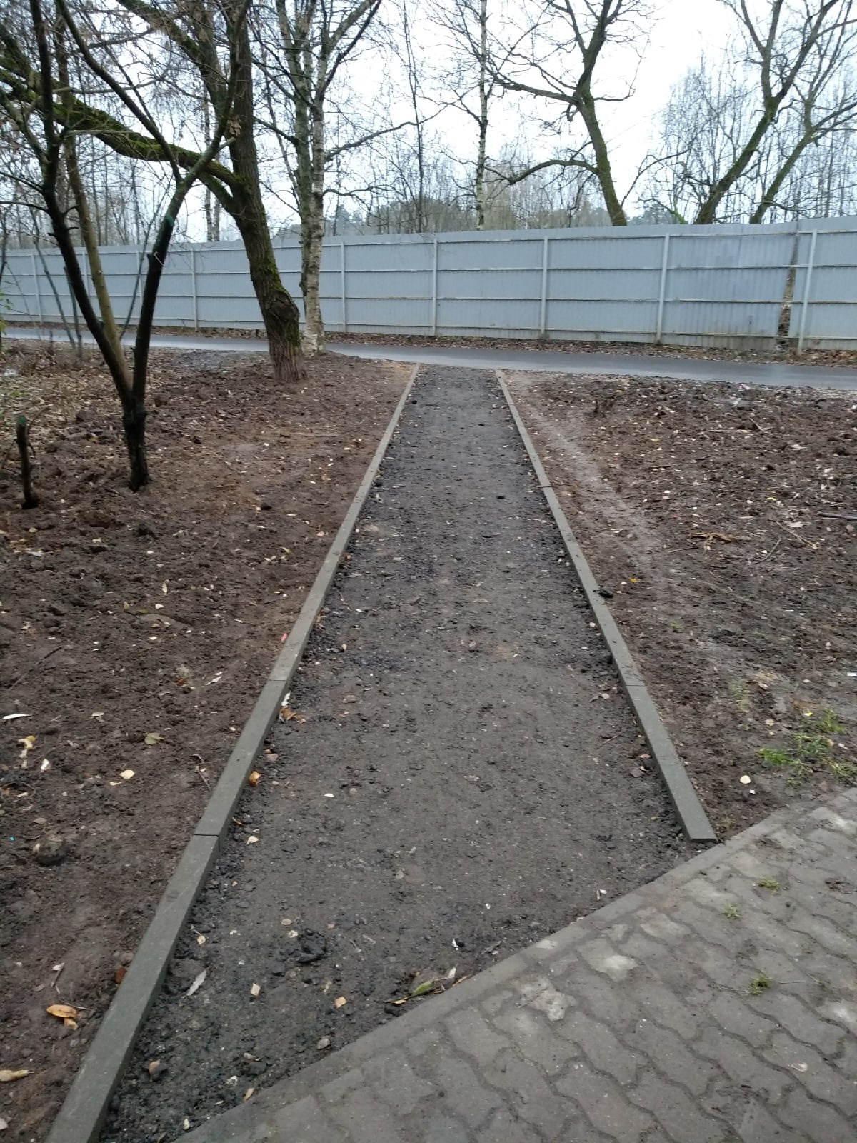 Так бодро начали делать дорожку от ул Гагарина на Березовую